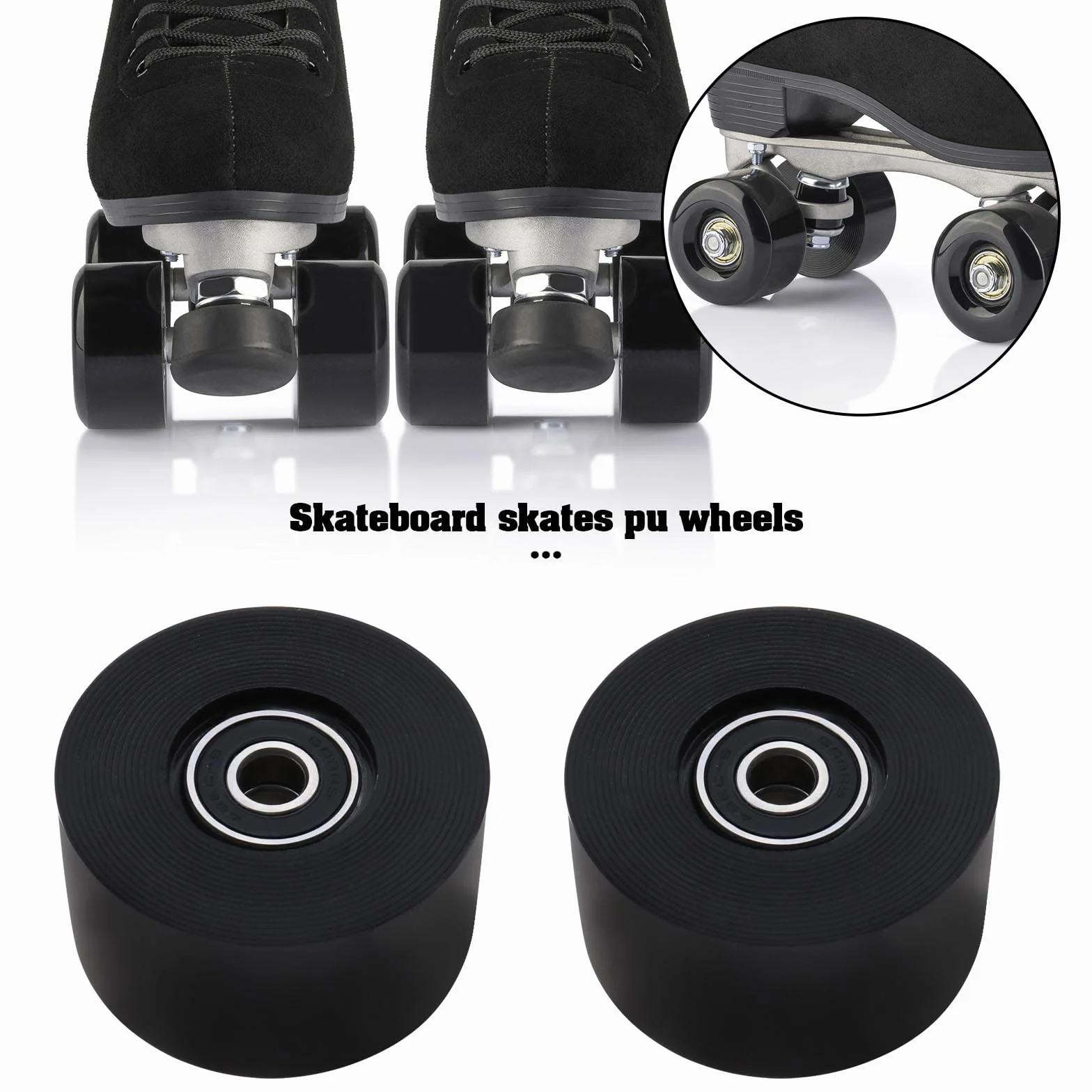 The Lord of the Tools 4 ruedas de 54 mm 80A ABEC-9 608RS negro