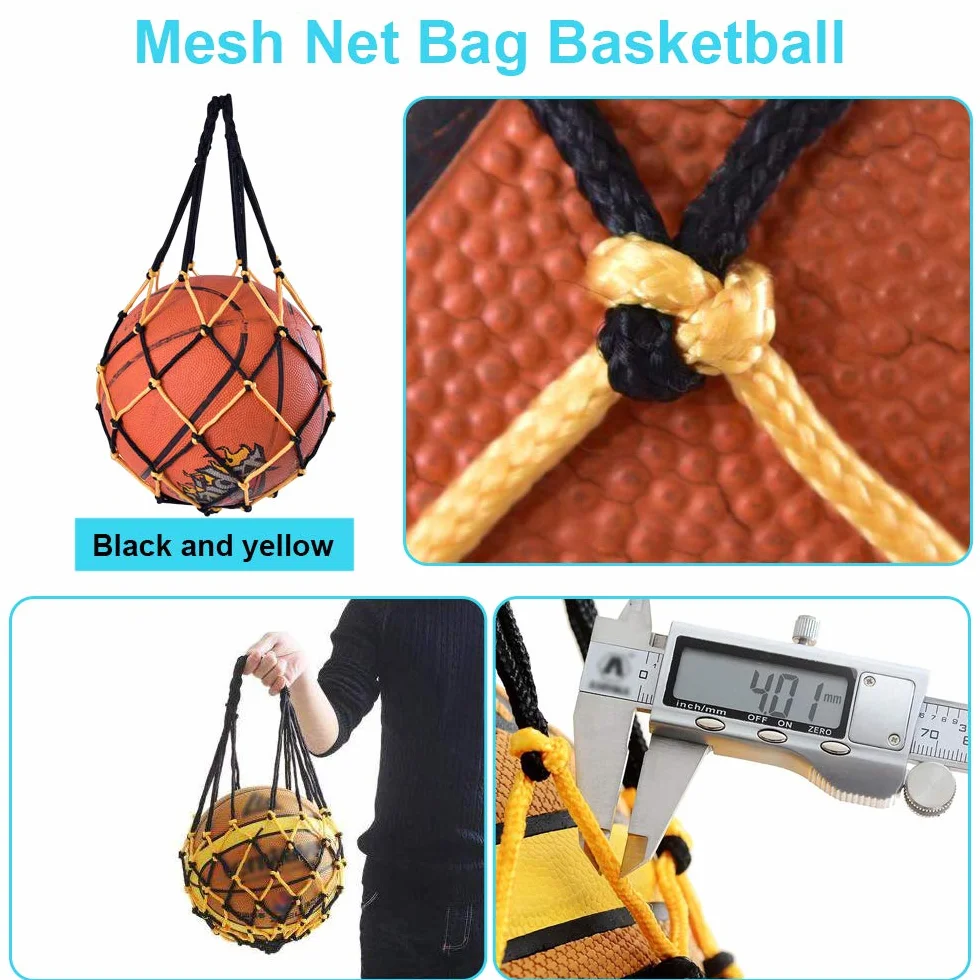 Bolsa de Baloncesto Impermeable, Bolsa de Hombro con Bolsillo de Bola, Negra