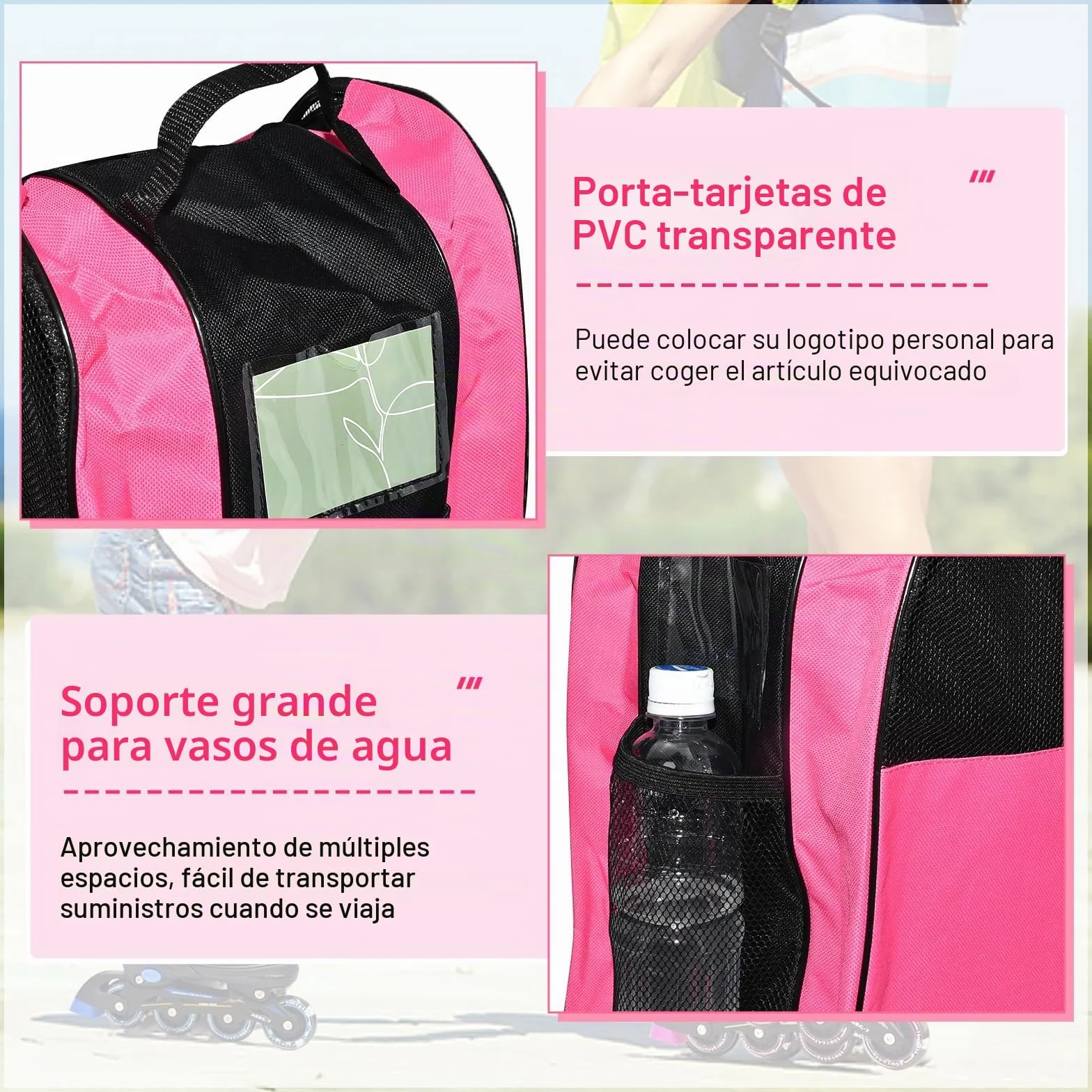 ADERTOS Roller Skate Bag, Ice Skate Bag
