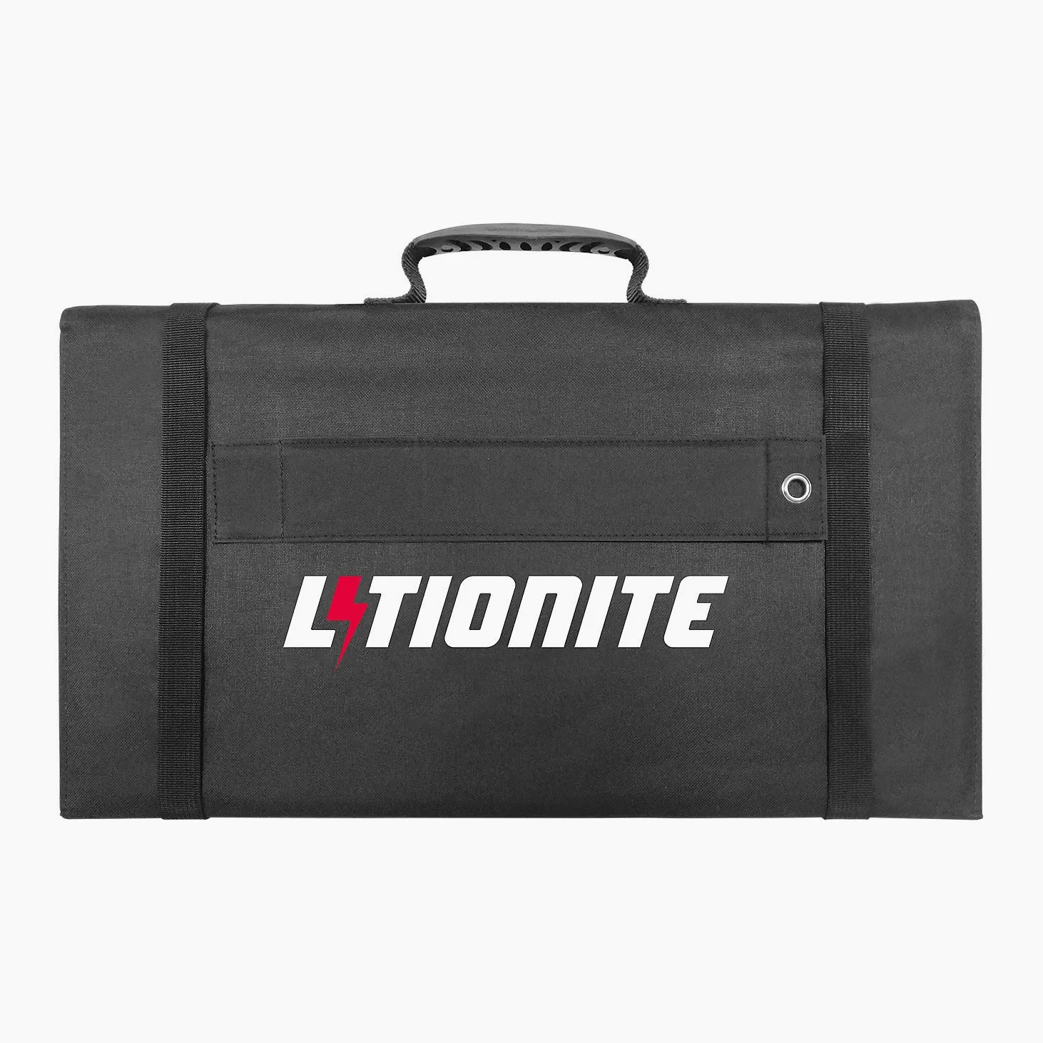 Litionite Arun 120W Panel solar plegable y portátil con soporte inclinado - Conexión DC - Ampliable para pequeño sistema solar - Cargador para generador de energía eléctrica/Power Generator