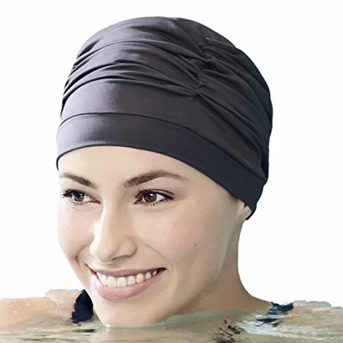 Christine Headwear Gorro de baño para Mujeres con quimioterapia Negro
