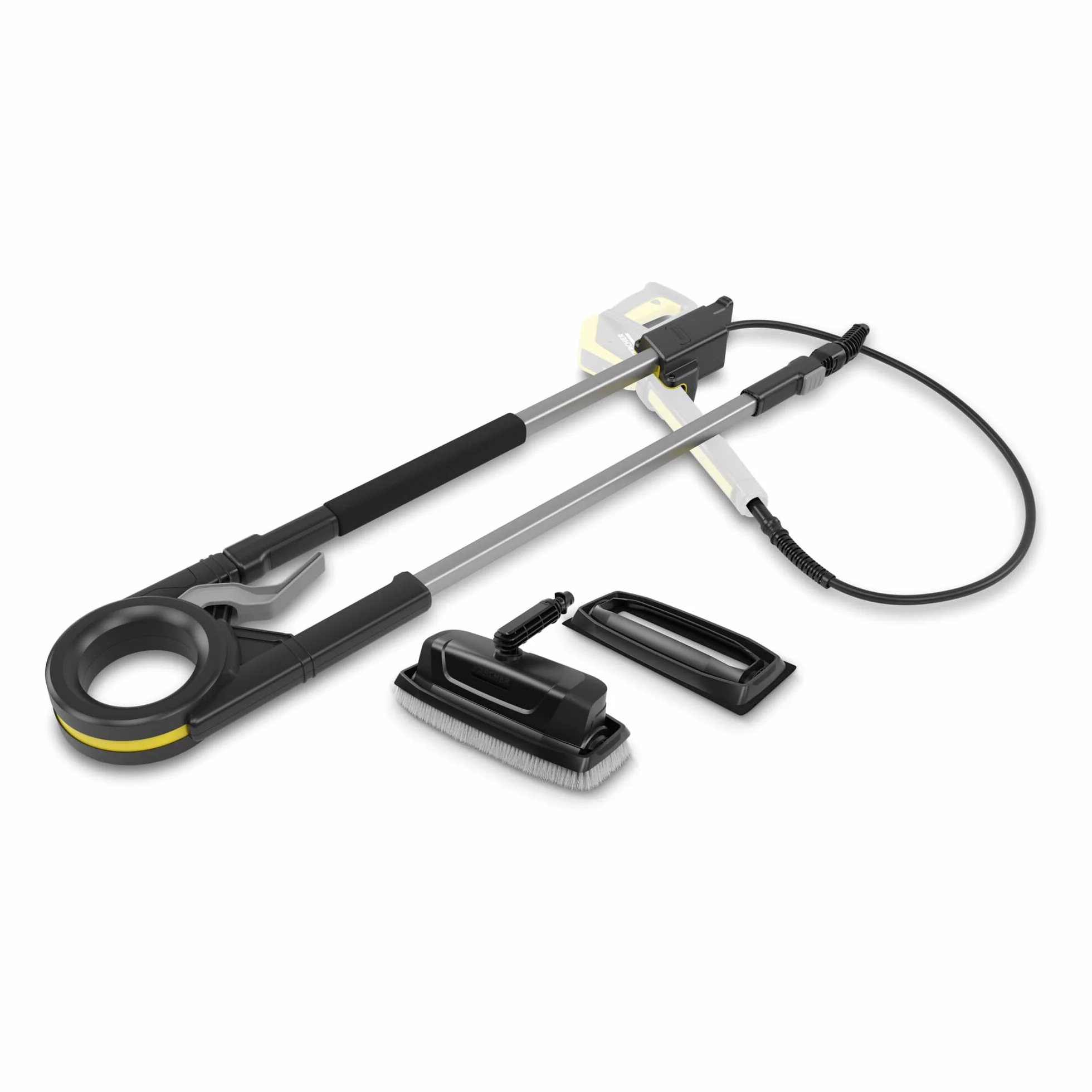 Kärcher Lanza telescópica TLA 4 para Limpiar Superficies de hasta 5 Metros de Altura, Compatible con Las hidrolimpiadoras K2 a K7 de Kärcher, Incluye Accesorio para Limpieza de fachadas y Cristales
