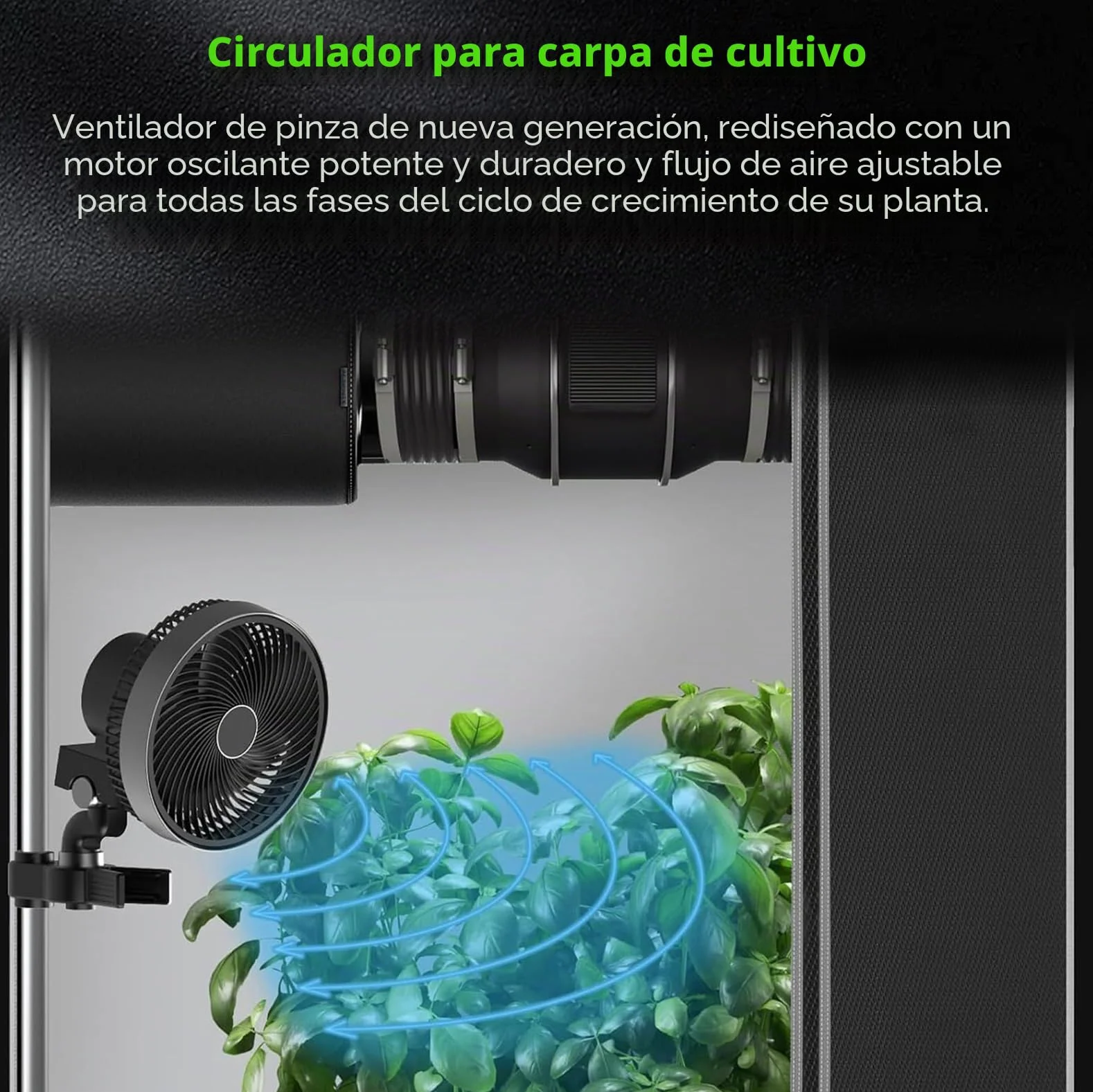 Armario de Cultivo Juego Completo Armario de Cultivo Kit 120x120x200cm con 200W LED Lámpara de Cultivo de Espectro Completo Regulable, Armario de Cultivo Kit Completo Hidroponía