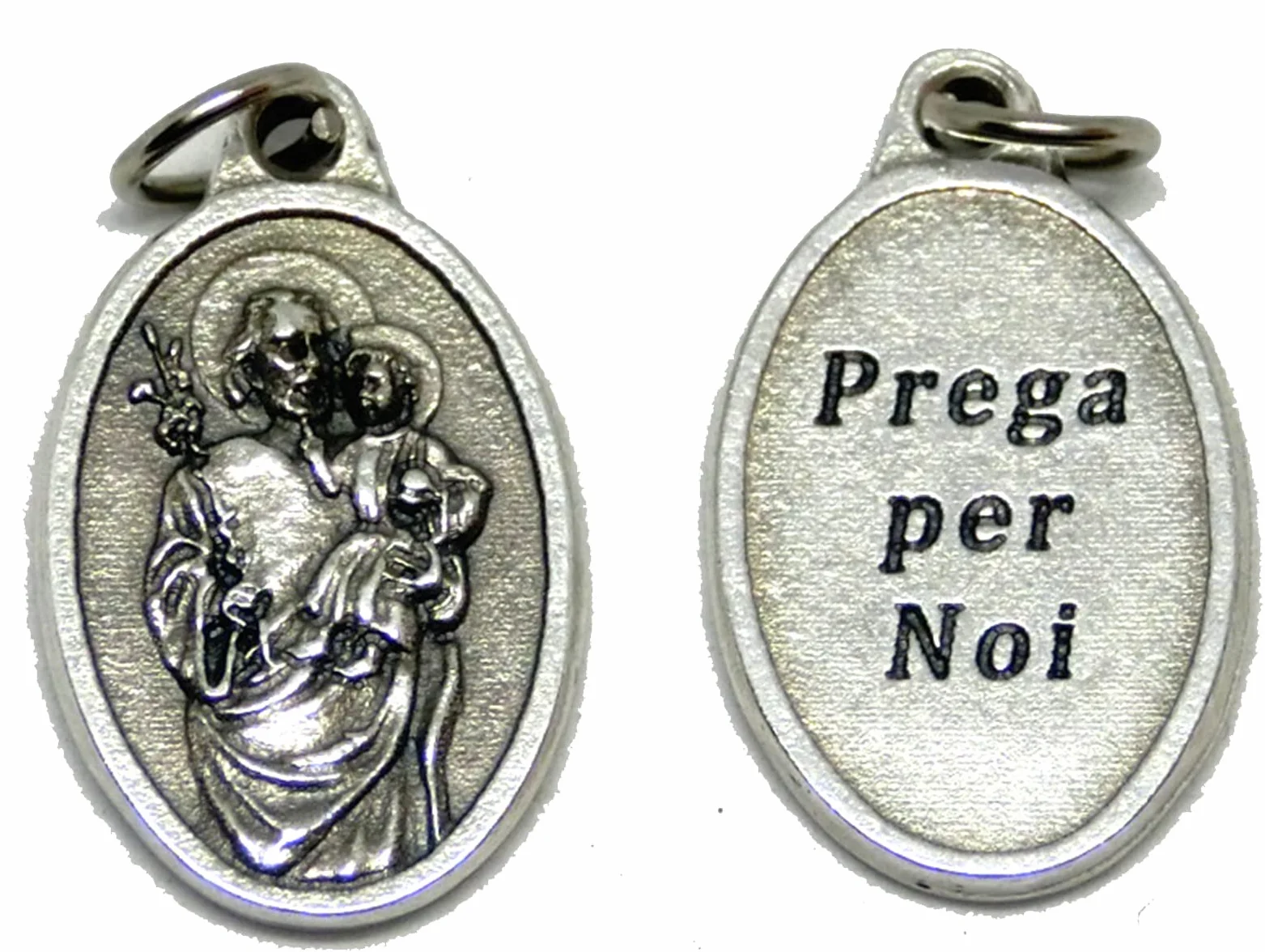 GTBITALY 60.260.30 040PPN medallas de San José ovalado plata 22 mm