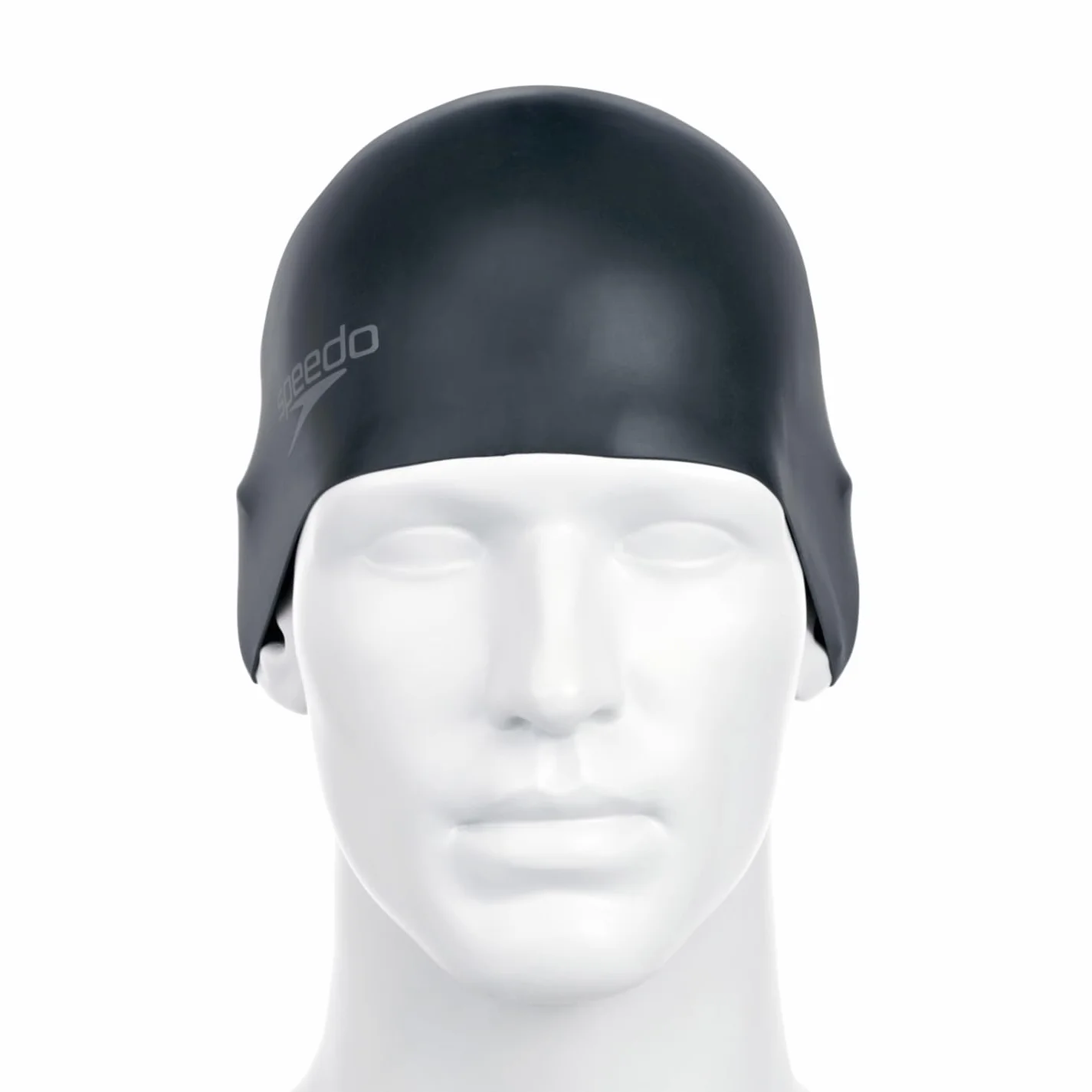 Speedo Gorro de natación de silicona moldeada liso Unisex Adulto