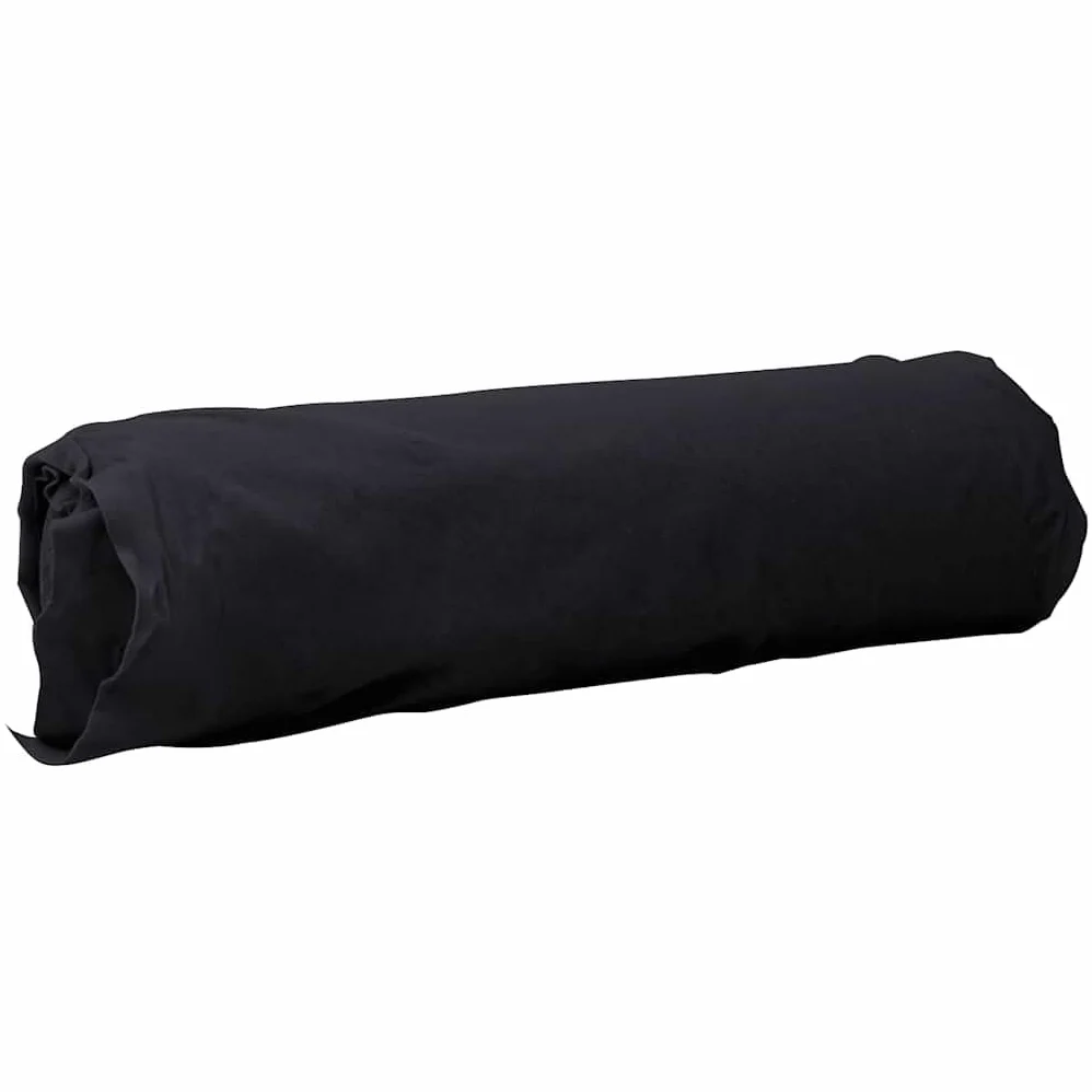 Geotextil fieltro negro 1 x 10 m de fibra de poliéster resistente para protección contra malas hierbas, cuidado del jardín y cubierta del suelo, ideal como vellón para malas hierbas