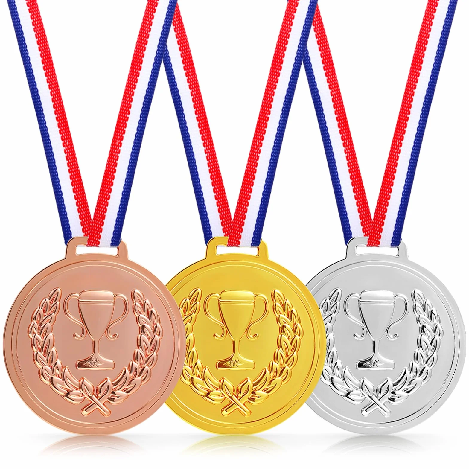 Medallas de Metal 5 cm Oro Plata Bronce para Premios Deportivos