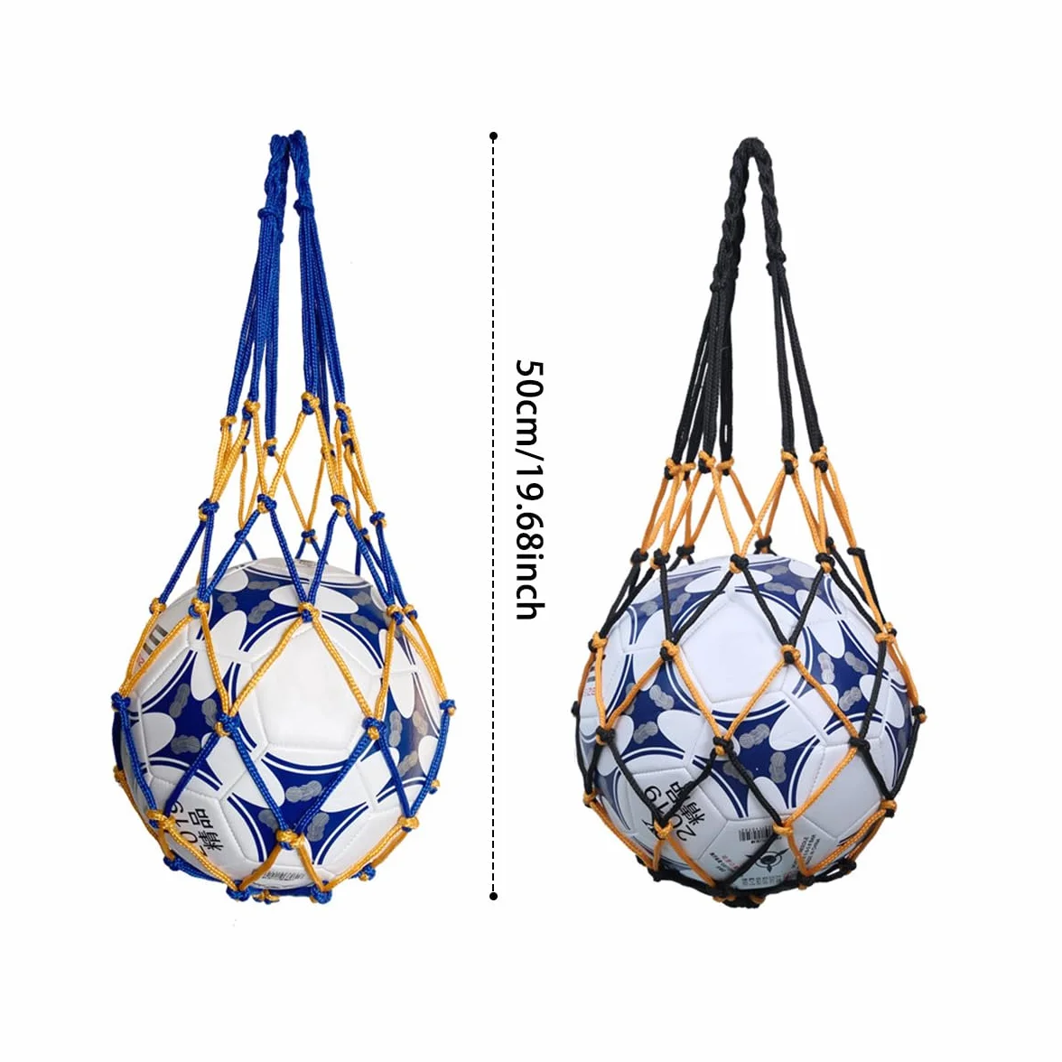 Bolsa de Malla Portátil para Baloncesto, Fútbol y Voleibol - 2 Piezas