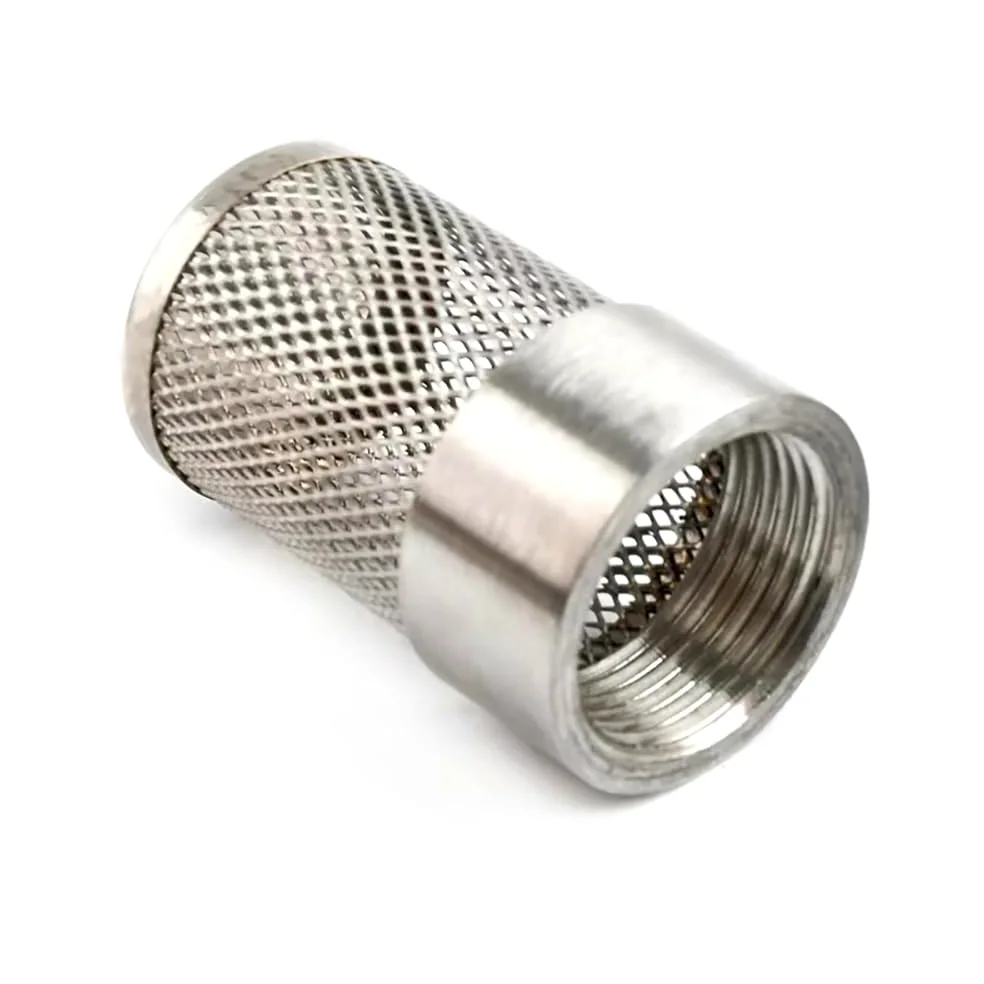 Filtro de Agua de Acero Inoxidable Duradero (1 Pieza) - Malla SS304 de 1/2" a 4" for riego, acuarios y mangueras de Bomba(4 In Short)