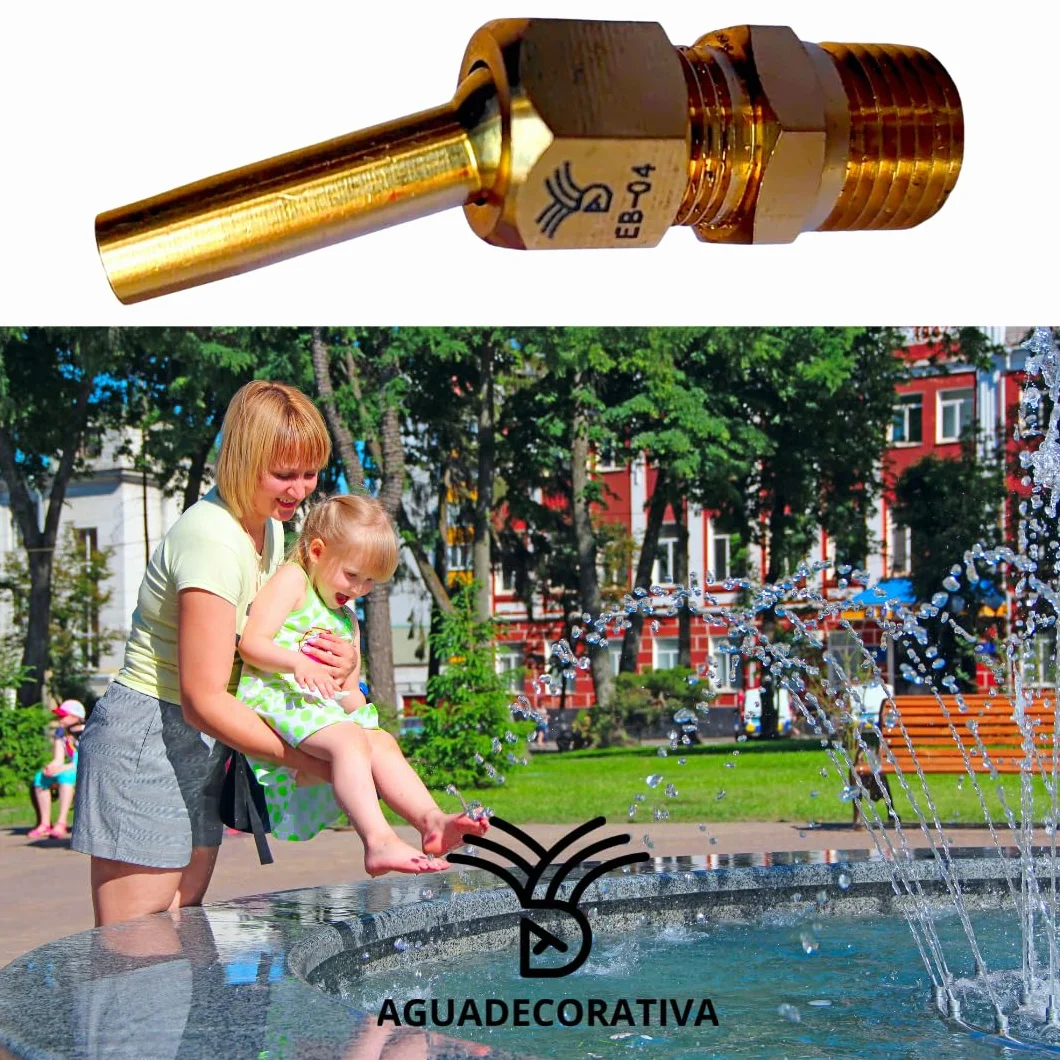 Boquillas para fuentes de jardín chorro de lanza de 4mm rosca 1/4" BSPT Latón