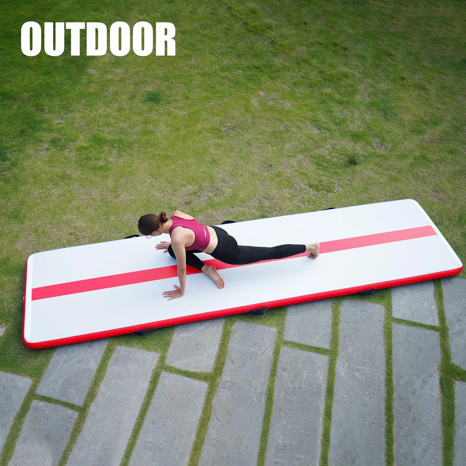 Air Track Colchoneta Gimnasia Artistica 2M/3M/4M 10 cm con Bomba Eléctrica