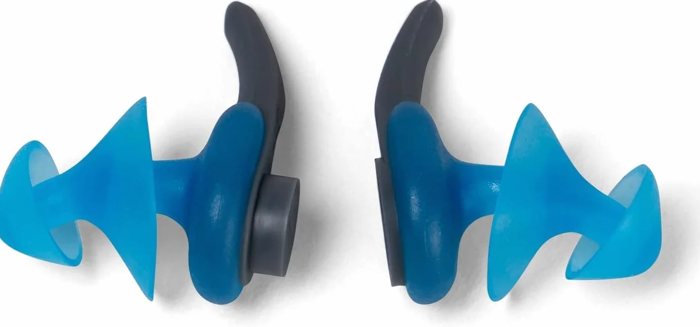 Speedo Biofuse Tapones Protección Oídos Sin Goteos Charcoal/Pool One Size