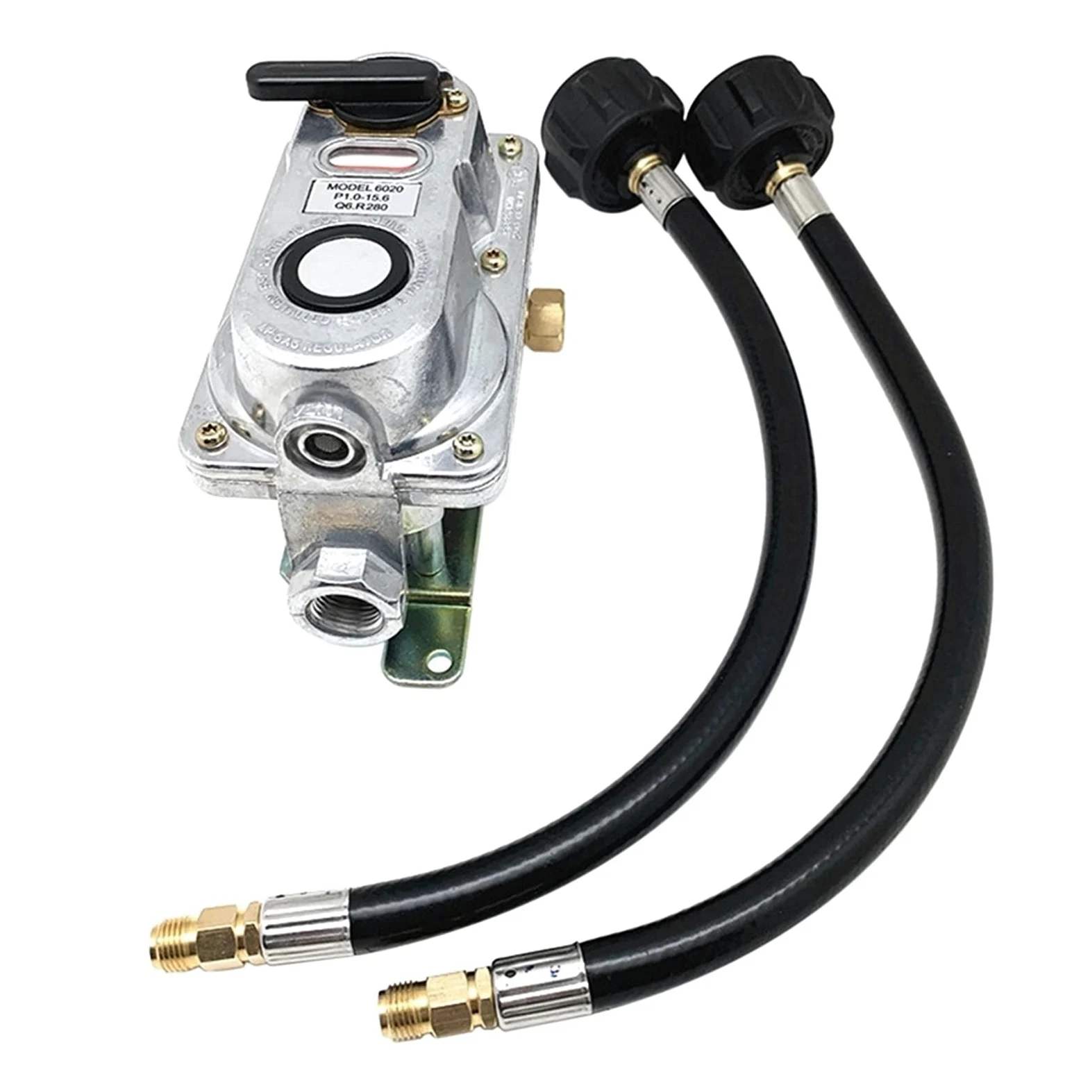 Rv Regulador de propano, cambio automático de 2 etapas Lp Regulador de gas propano de alta presión apto Compatible With Rv Camper de remolques