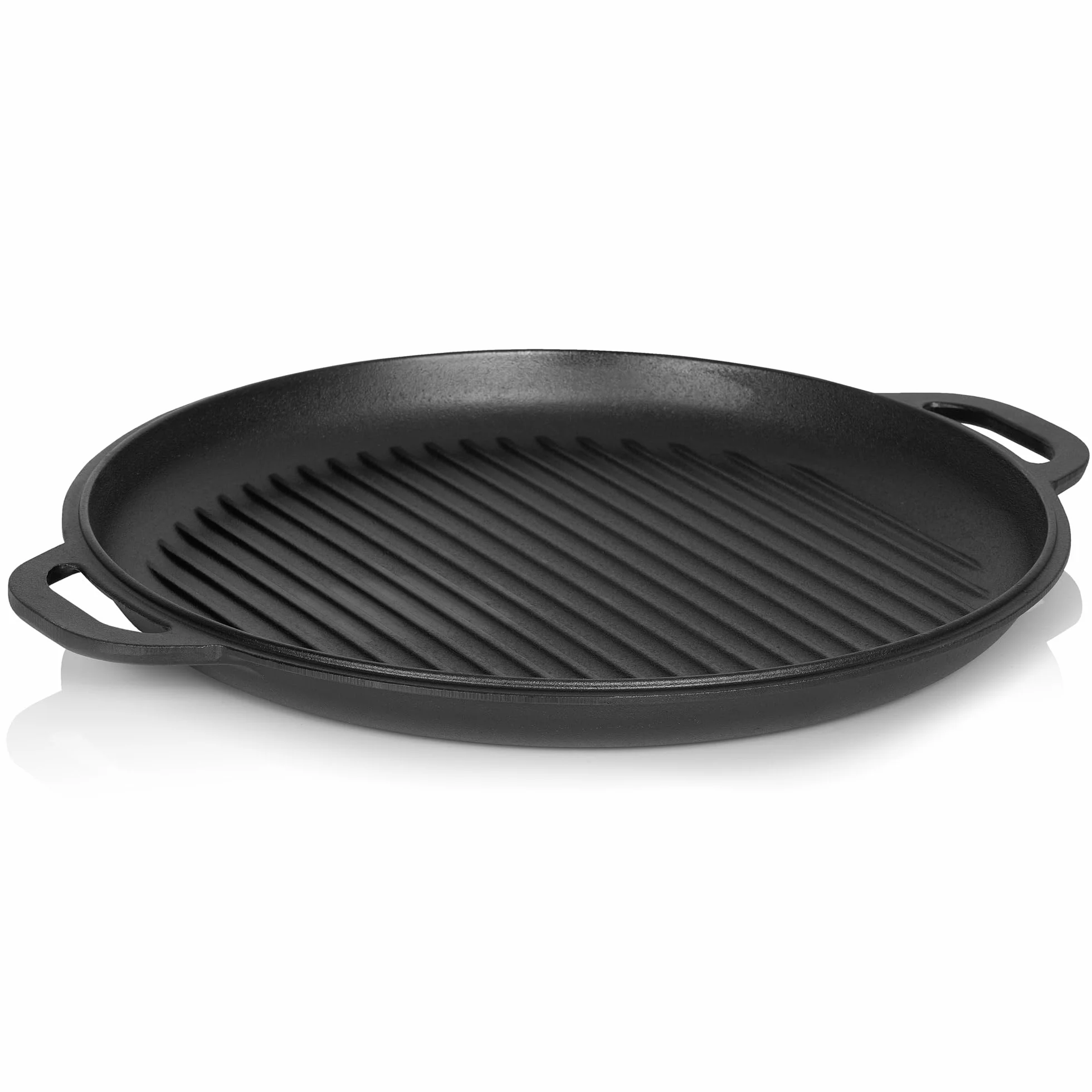 BBQ-Toro Kazan de hierro fundido con horno Kazan, Ø 39,5 cm, cacerola de hierro fundido de 19 l, tapa, caldera para gulash y estofado, cocina exterior, utschak