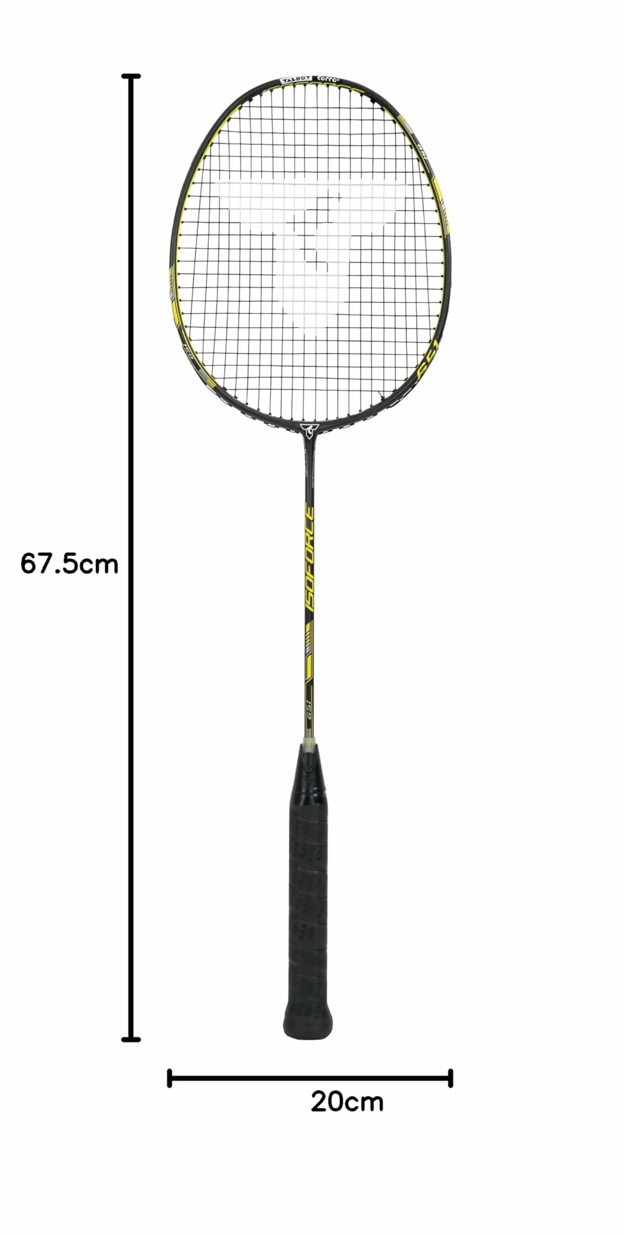 Talbot Torro Badmintonschläger Isoforce 651 100% Carbon Leicht