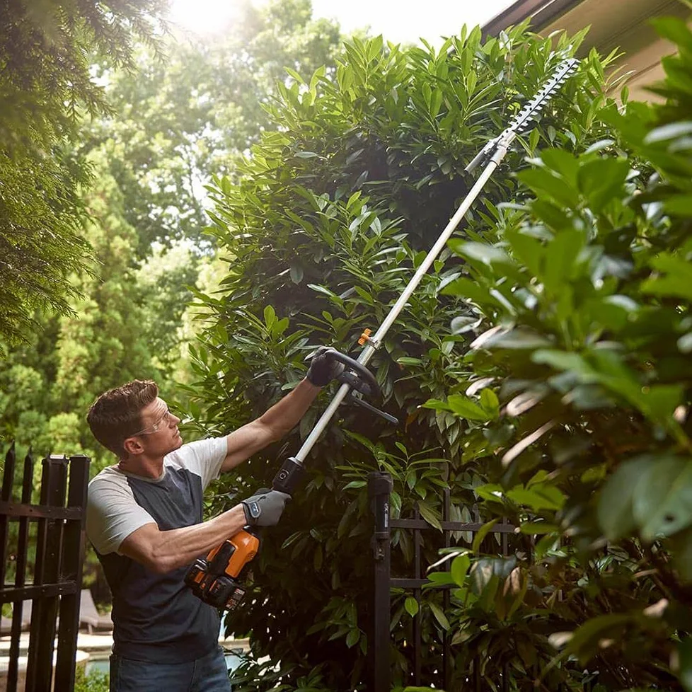 WORX Cabezal Cortasetos para Herramienta de Jardín Multifunción WG186E - WA0221 Negro