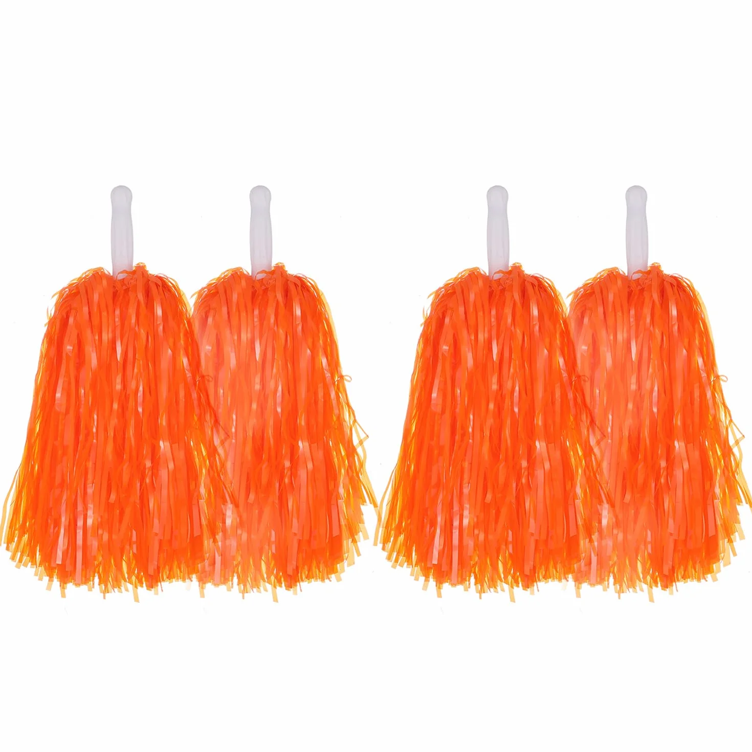 Pompones de animadora de plástico con flores para fútbol, baloncesto, animación, competición deportiva