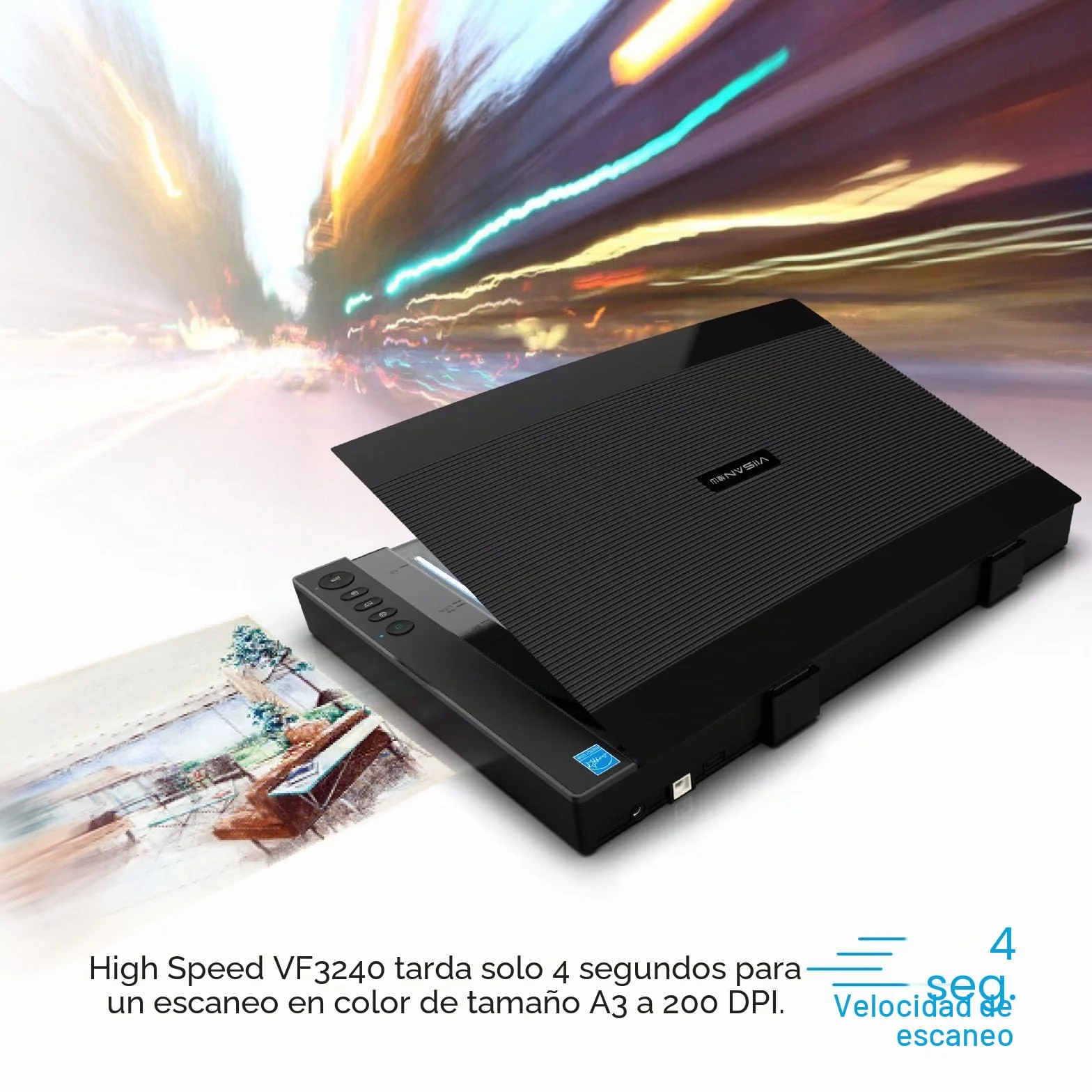 viisan VF 3240 Escáner Plano DIN A3 2400 X 2400 dpi
