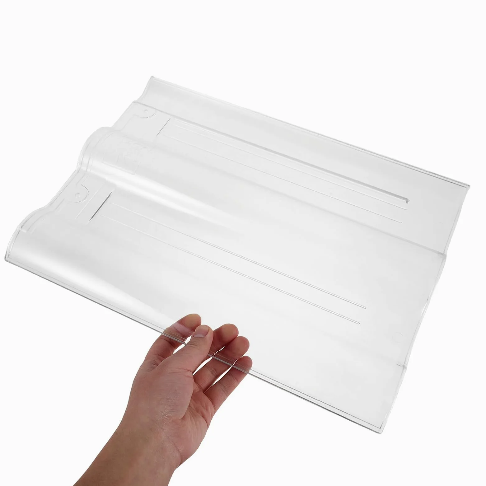 Gatuida Lámina de Techo Corrugada Transparente 300x400mm 4mm Plástico para Invernadero Paneles de Techo de Patio Protección Solar Luz Natural para Jardinería y Estructuras de Granja