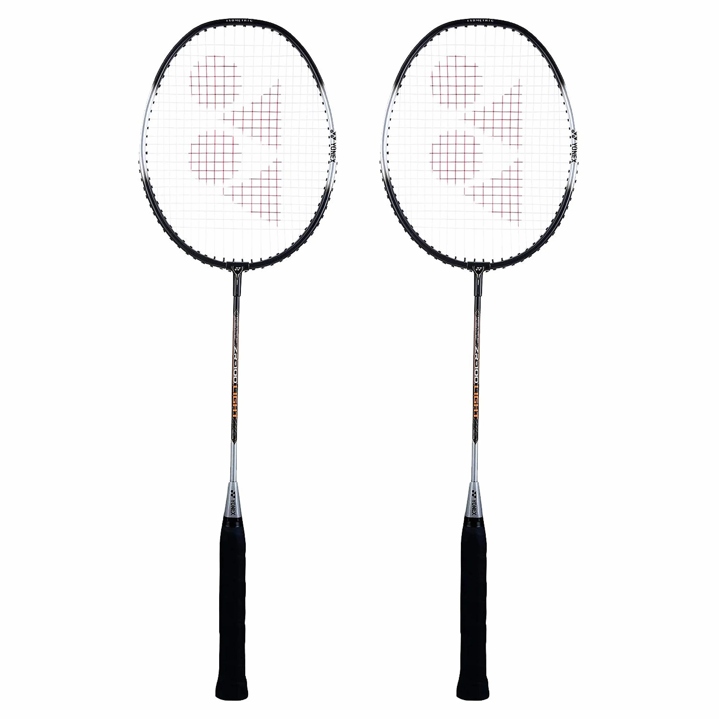 YONEX ZR 100 Raqueta de Bádminton de Aluminio Ligero con Cubierta, Juego de 2