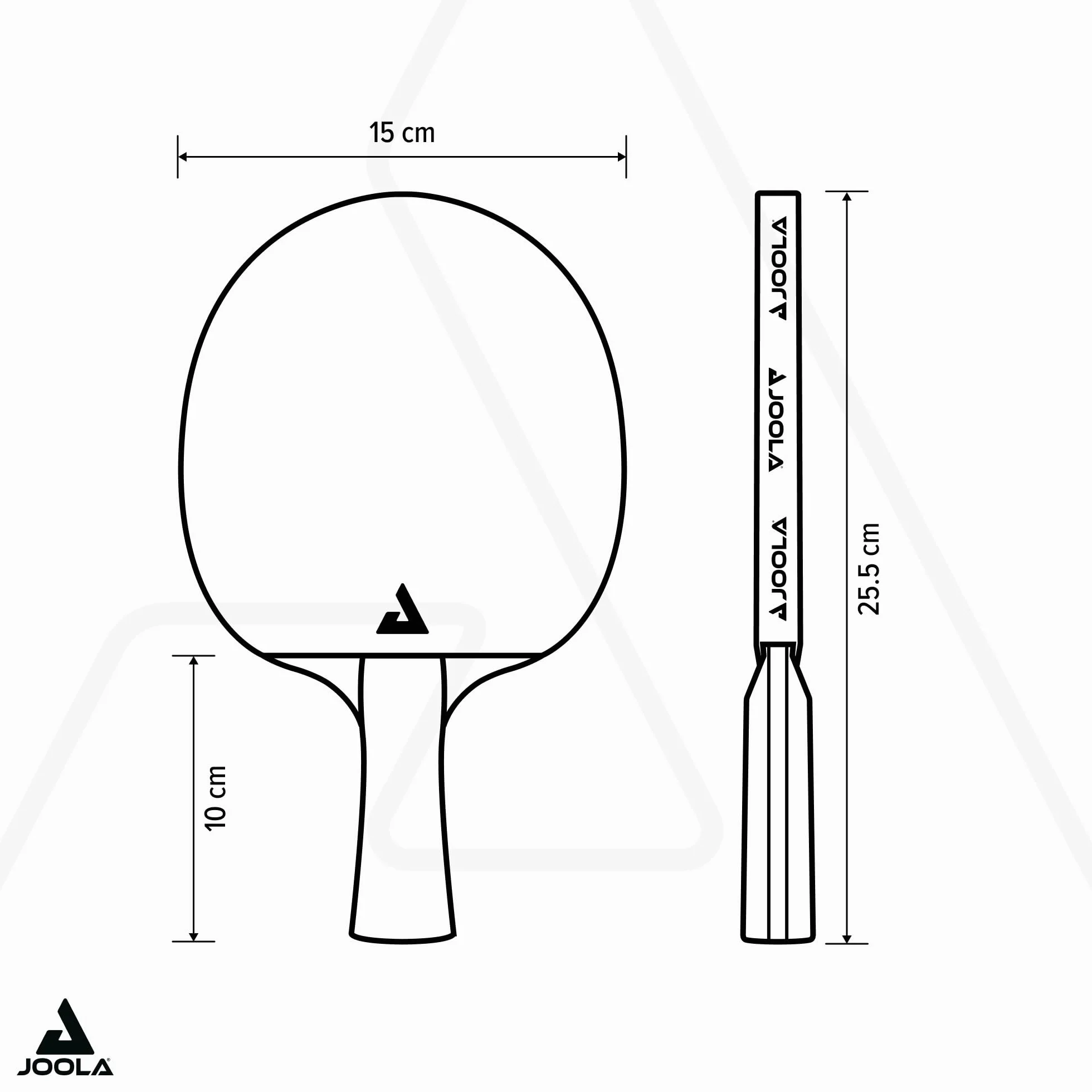 JOOLA Tischtennis Set inklusive Schläger, Bälle, Hülle, Netz, ITTF zugelassen