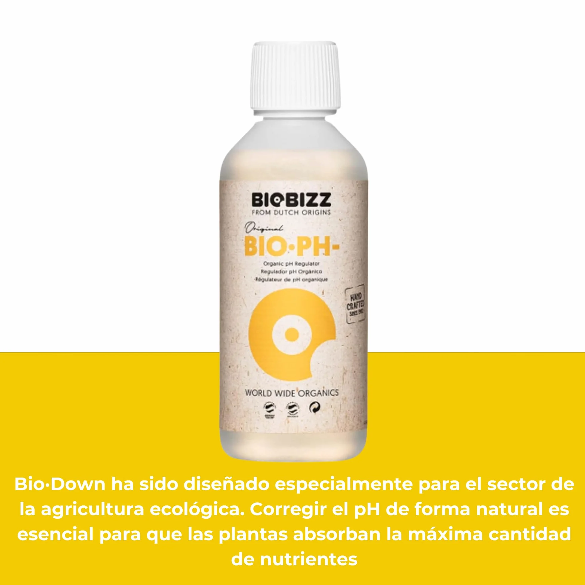 GROWMANIA Biobizz pH + Plus 250 ml + pH – Menos 250 ml líquido + Up Nutrients Boost Up + Vaso Medidor | Superpack Ph up and Ph Down and Boost | Abono elevador de pH para plantas de cultivo