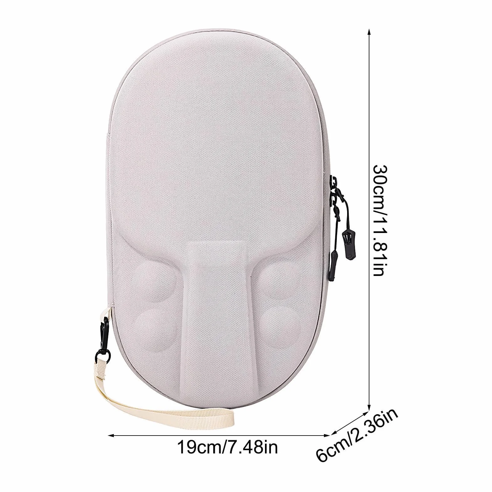 Paleta Tenis Mesa Carcasa Dura Protector Arañazos Portátil EVA Tela Oxford Capacidad 2 Palas 4 Bolas
