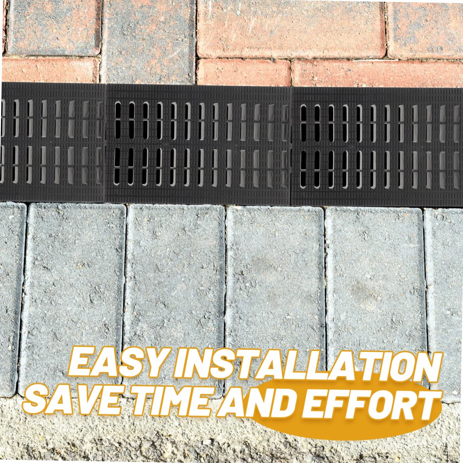 DOITOOL Rejilla De Drenaje De Plástico para Jardín Y Cocina Cubierta De Alcantarilla con Alta Capacidad De Carga Y Fácil Limpieza Ideal para Garajes Patios Y Áreas Exteriores 7.87X7.87X0.87