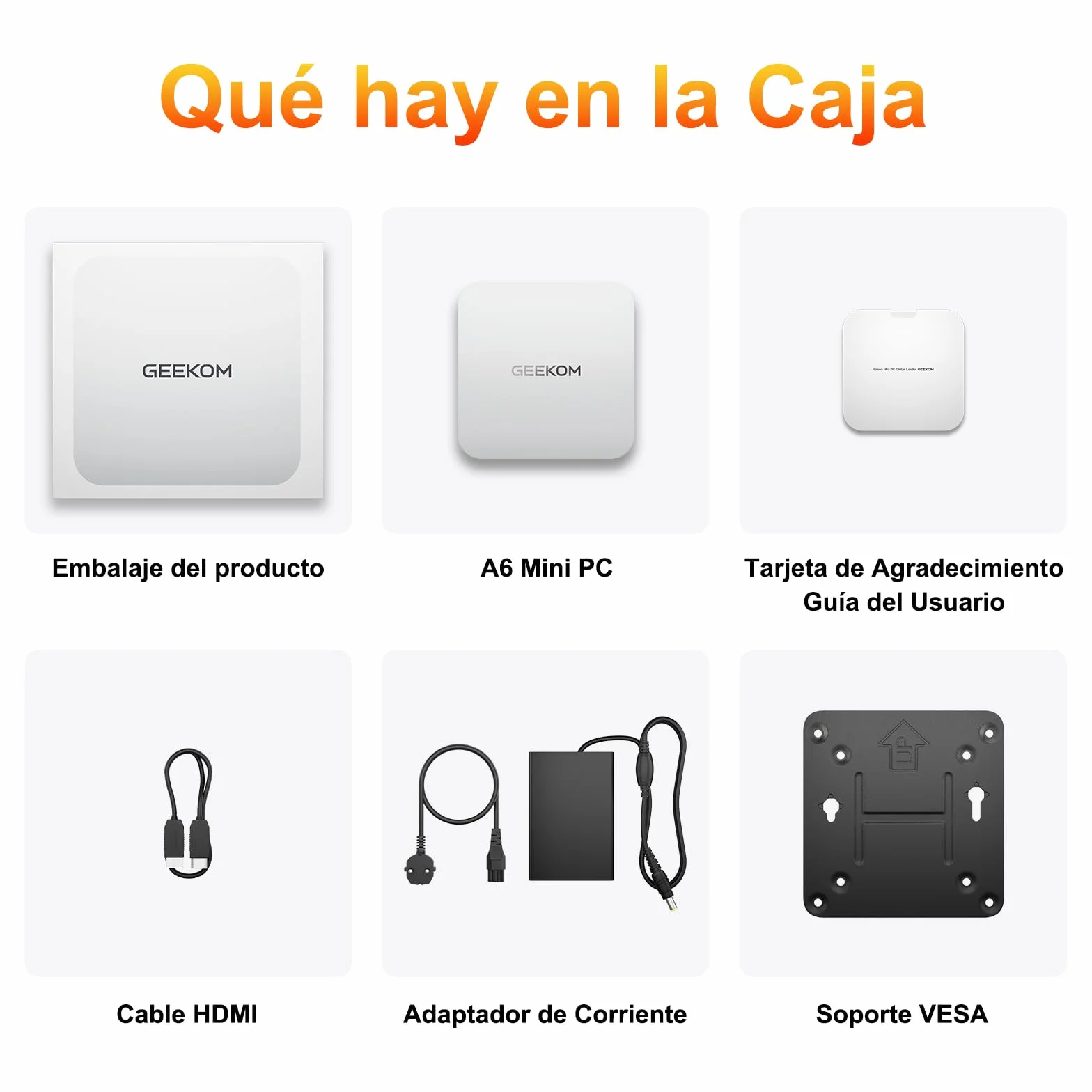 GEEKOM A6 Mini PC con AMD Ryzen 7 6800H, 16GB DDR5, 1TB SSD, Radeon 680M, Windows 11 Pro, USB4, LAN 2.5Gbps