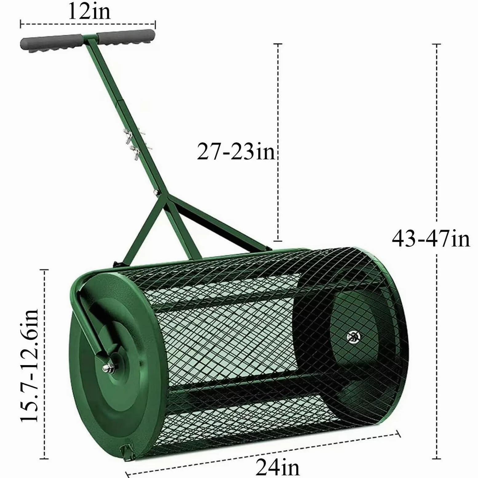 esparcidor de abono,esparcidor de Musgo de turba,esparcidor de Musgo de turba,esparcidor de Musgo de turba,esparcidor de abono de jardín,Green-32 * 60cm