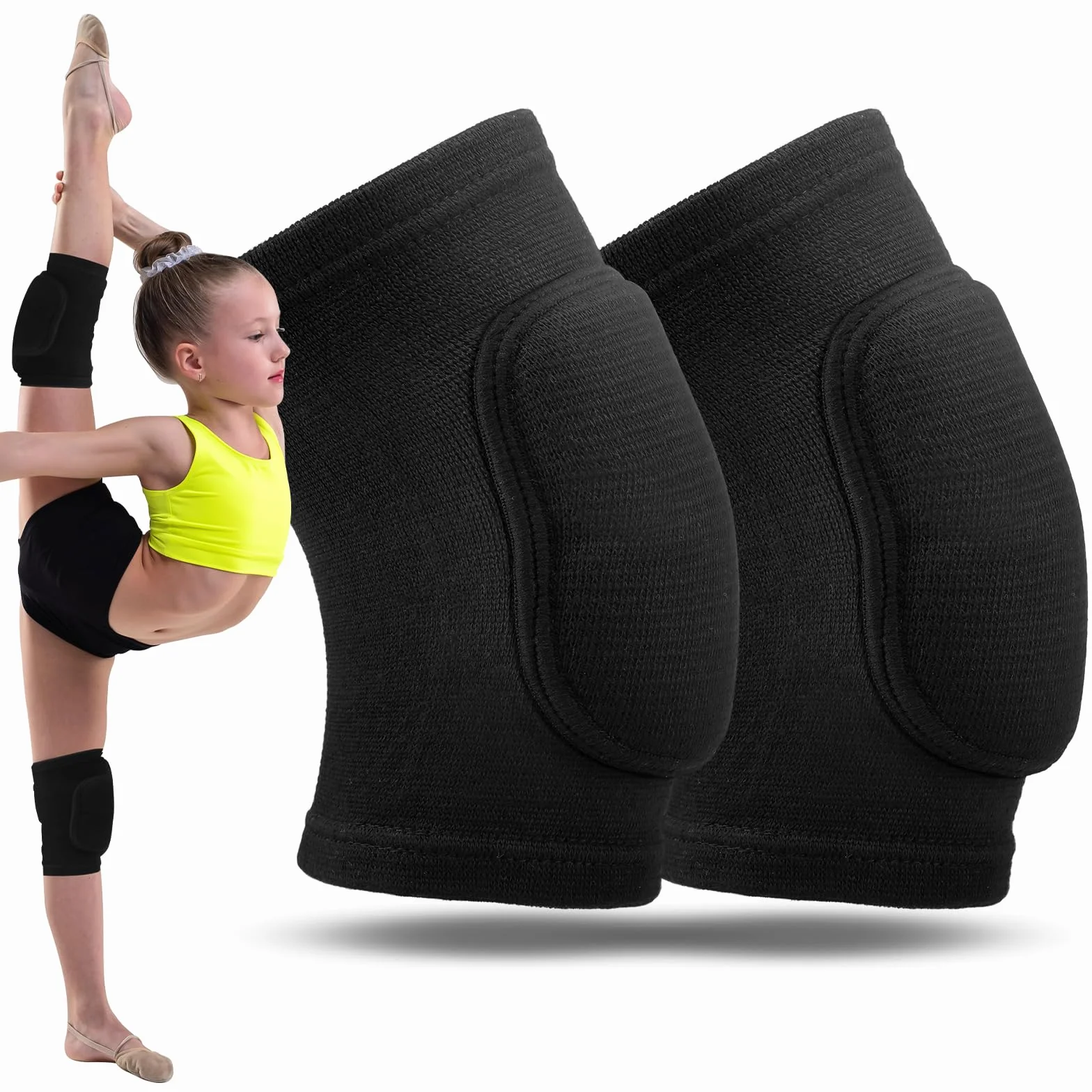 Rodilleras Voleibol Niños Antideslizantes Acolchadas Espuma Talla S 25-45 kg