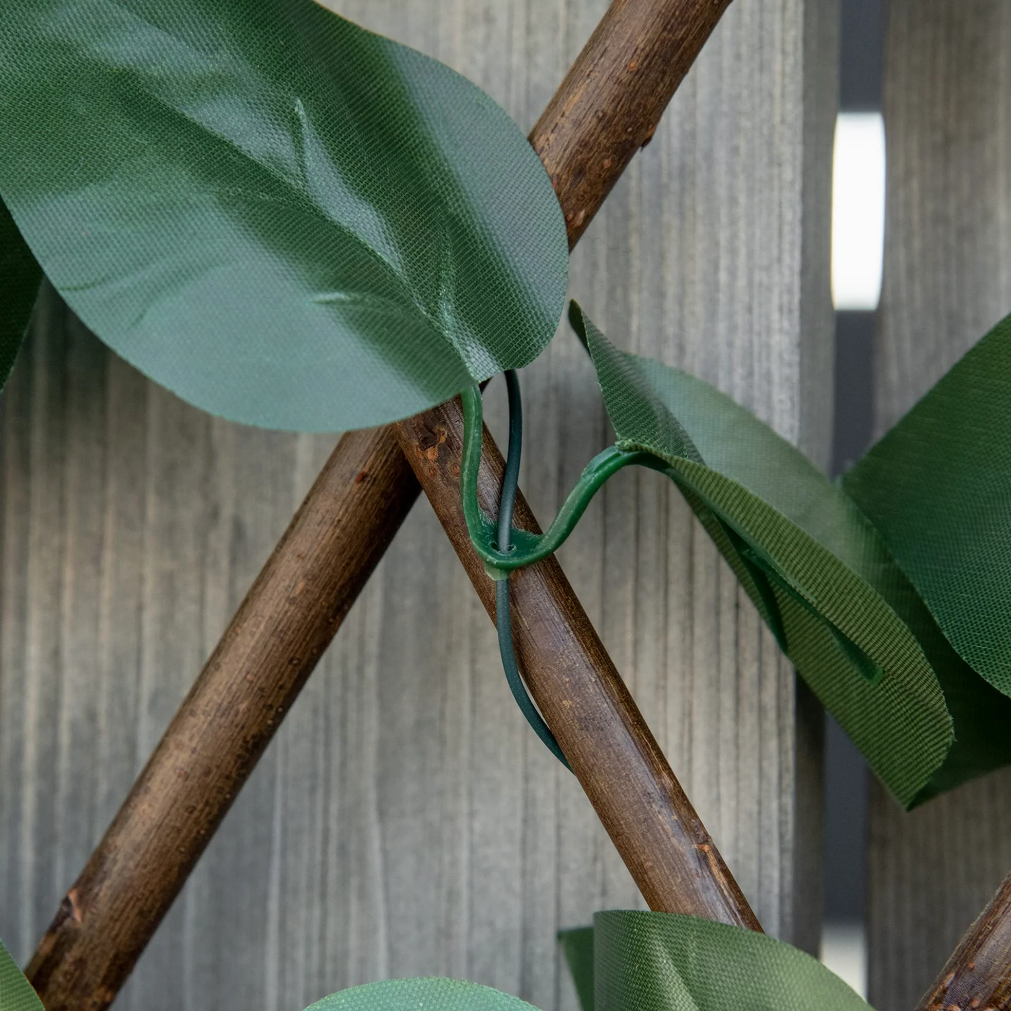 Outsunny Valla enrejado expandible hojas artif. 4pcs 2mx1m Verde | Enrejado Decorativo, Pantalla de Privacidad Telescópica de Jardín, Paredes Verdes, Decoración de Jardín Balcón Hogar