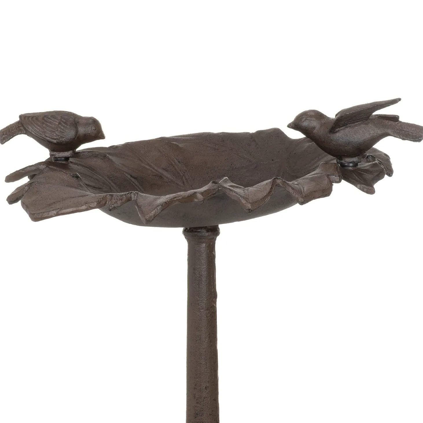 Moritz Bebedero para pájaros, 43 x 38 x 57 cm, hierro fundido, bebedero para pájaros