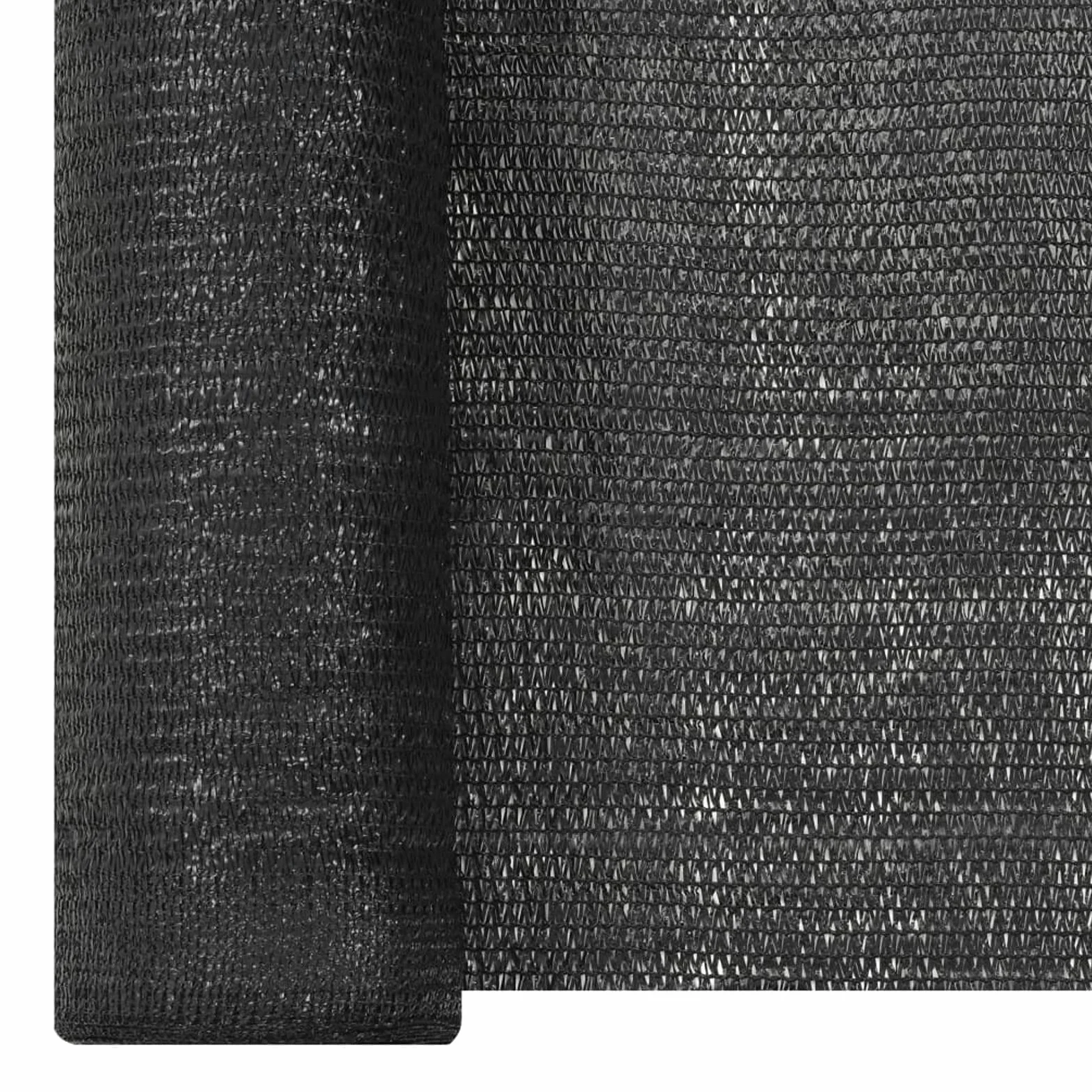 Homgoday Red de privacidad HDPE Negro 1,5x25 m 150 g/m² Privacidad de Balcón y Pantallas Protección UV,Impermeable,Malla de Ocultación para Jardín Exterior,Resistente al Viento