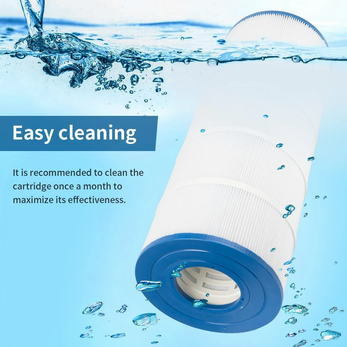 Paquete de 4 Cartuchos de Filtro de Repuesto para SwimClear C3025, C3030, PA 81, C-7483, FC-1225, FC-6425, Ultral-A3 Filtro para Piscina de SPA
