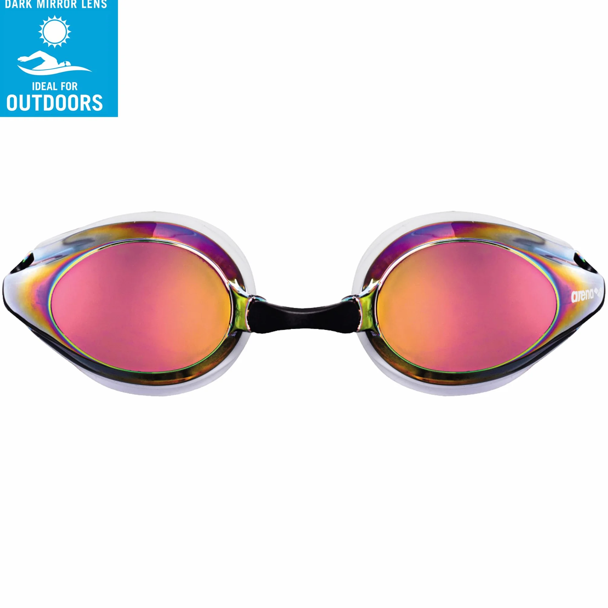 ARENA Tracks Mirror Gafas de Natación Unisex adulto