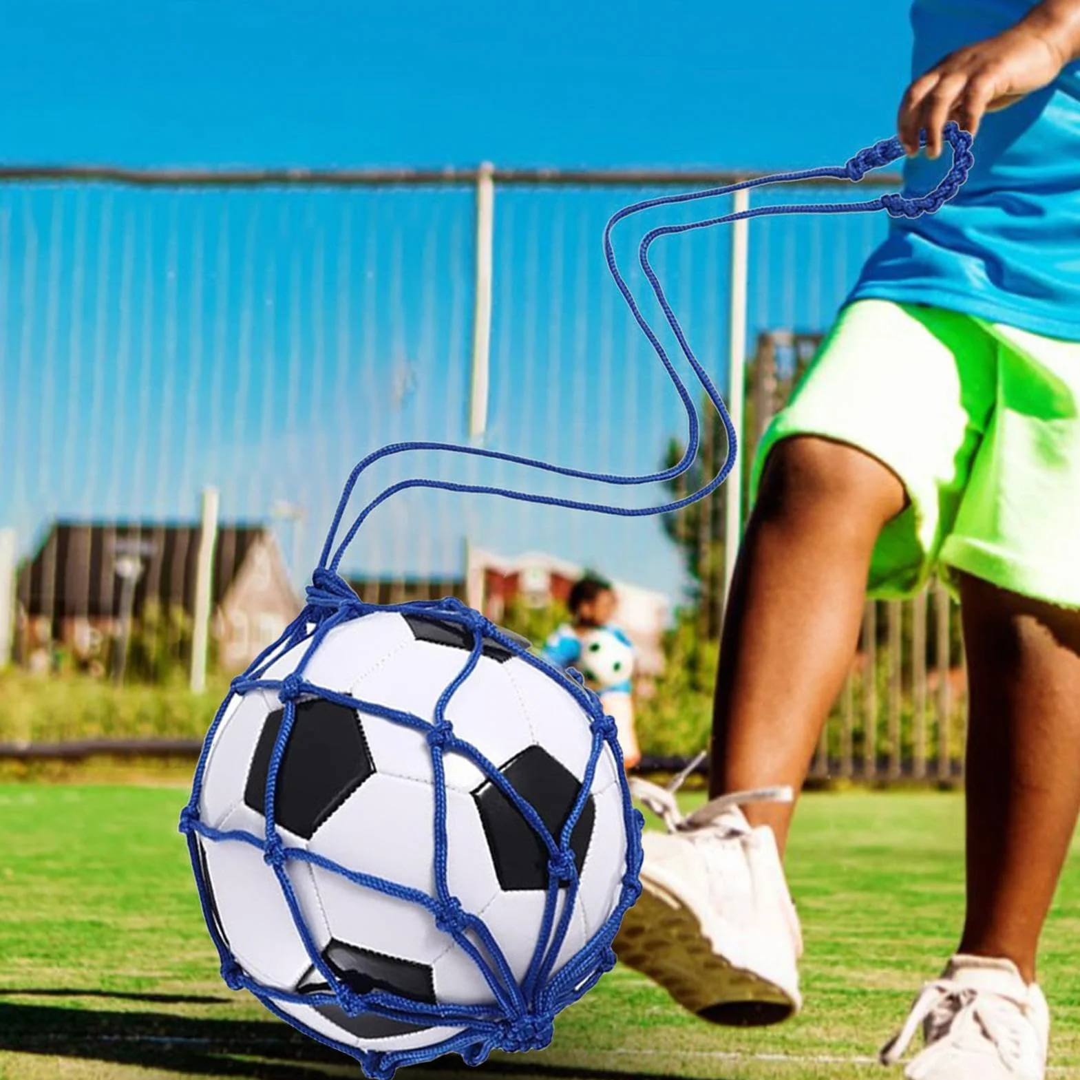 Bolsa de Red para Balones de Fútbol, Almacenamiento de Voleibol, Soporte Portátil
