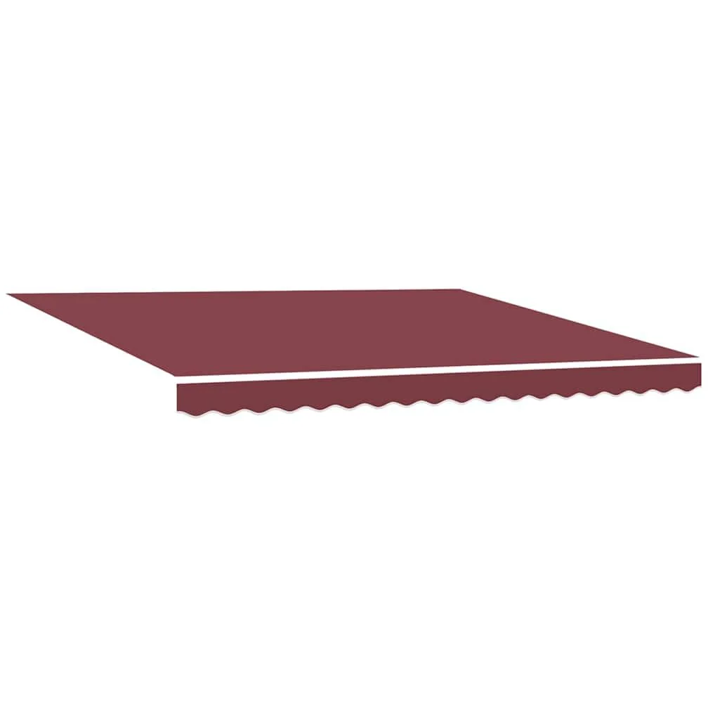 Toldo automático con LED burdeos 400 x 300 cm, aluminio recubierto de polvo, extensible con sensor de viento, iluminación LED, protección solar para terraza, balcón, jardín, exterior