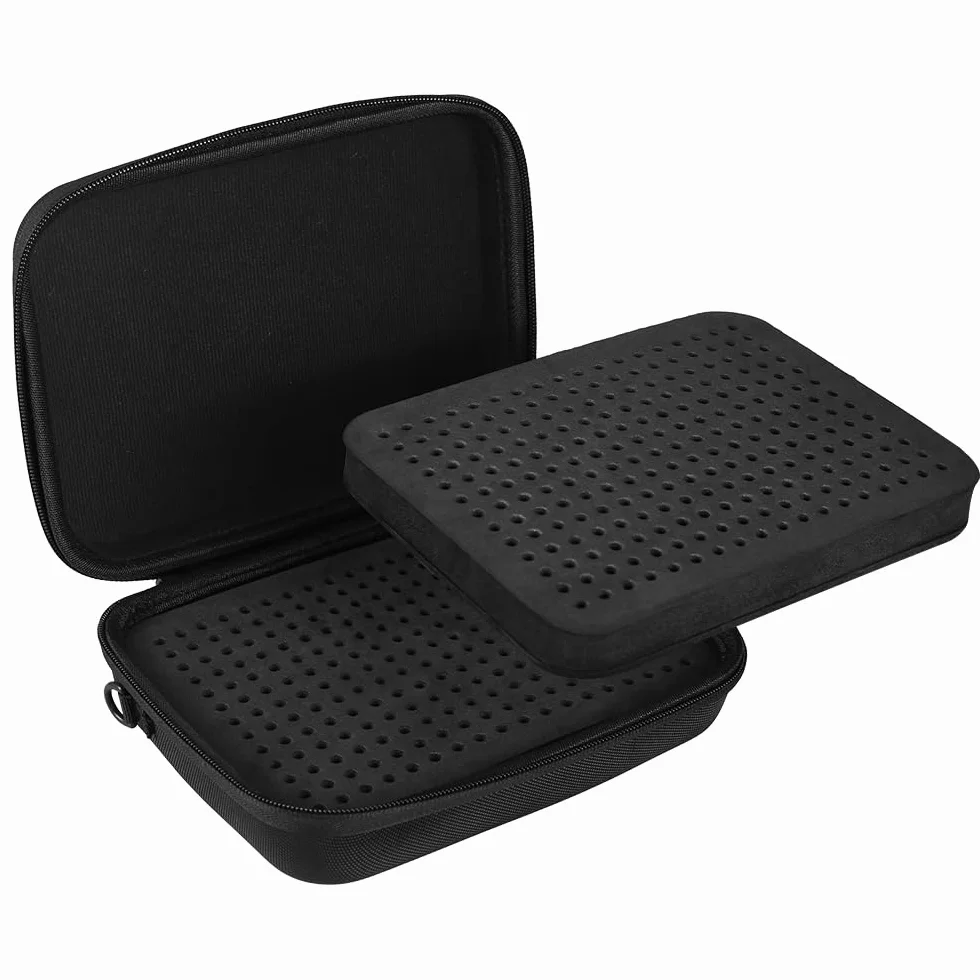 Caja de municiones de doble capa para 468 cartuchos 22LR con tapa abatible