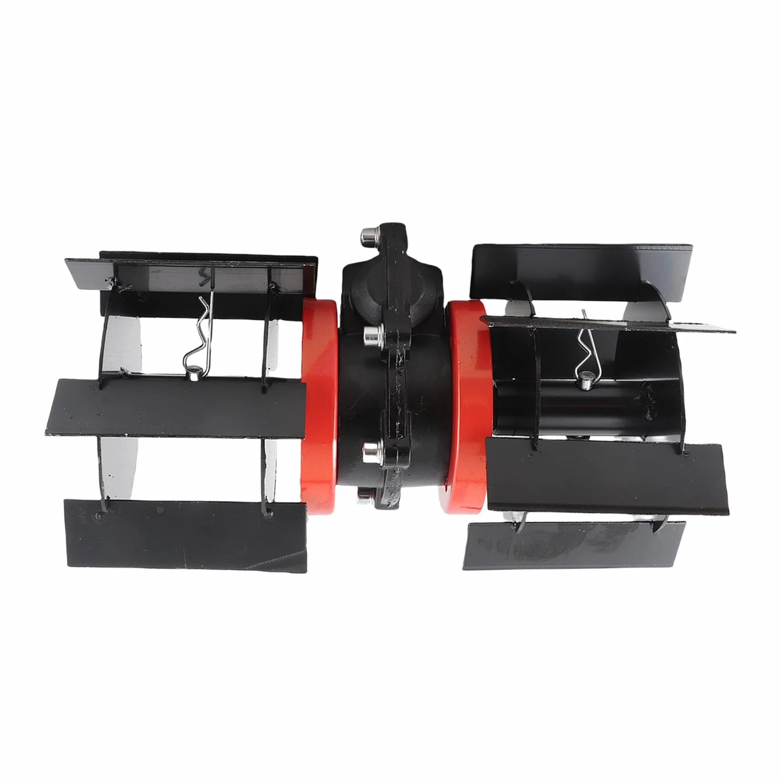 Rueda de Deshierbe de 10 Cm, Rueda de Arado Profundo de Hierro de Aluminio Universal de 9 Dientes para Cortacésped, Cultivador, Accesorio Escarificador de 26mm/1,02 Pulgadas (26mm)