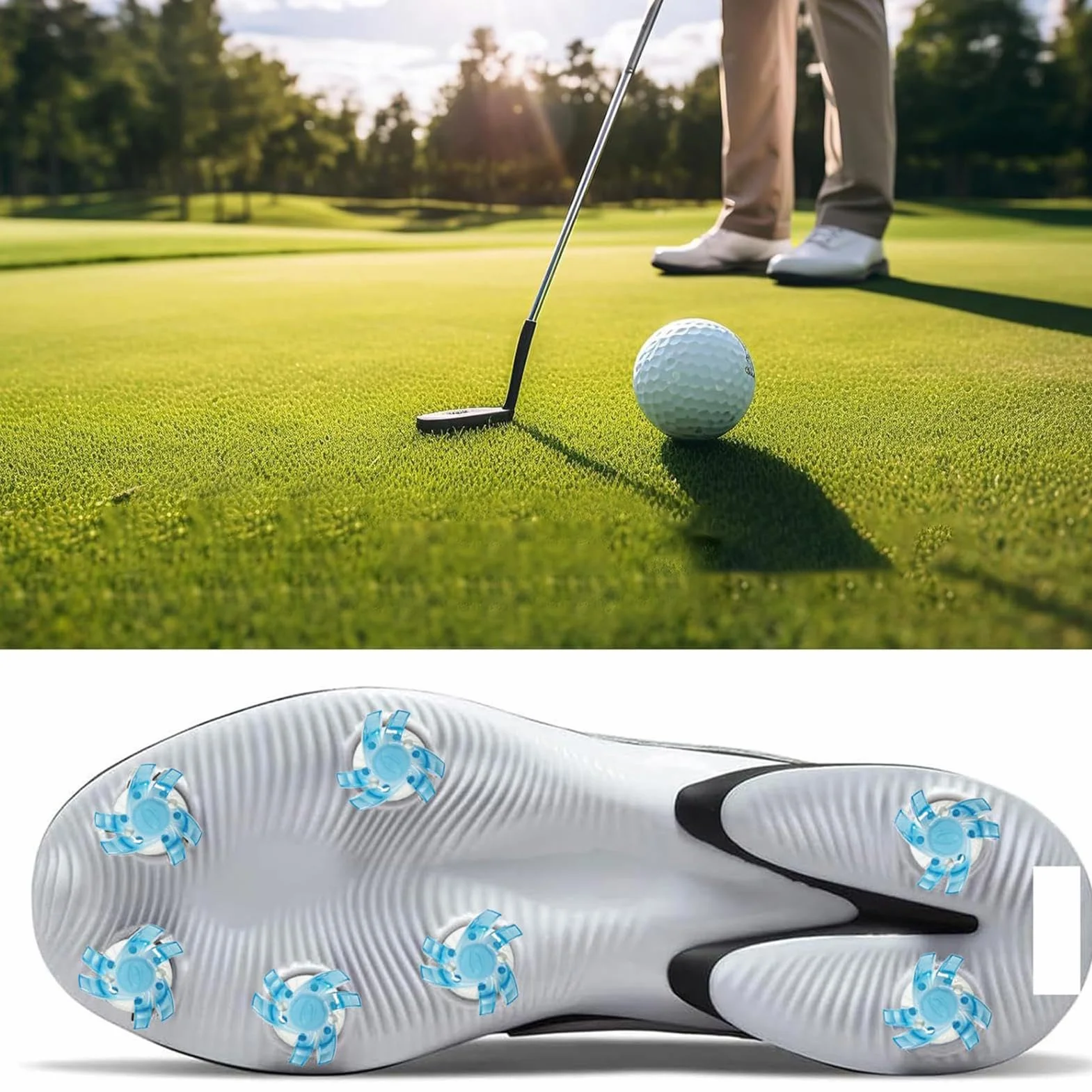 Tacos antideslizantes para zapatos de golf 12 piezas Punta para zapatos de golf