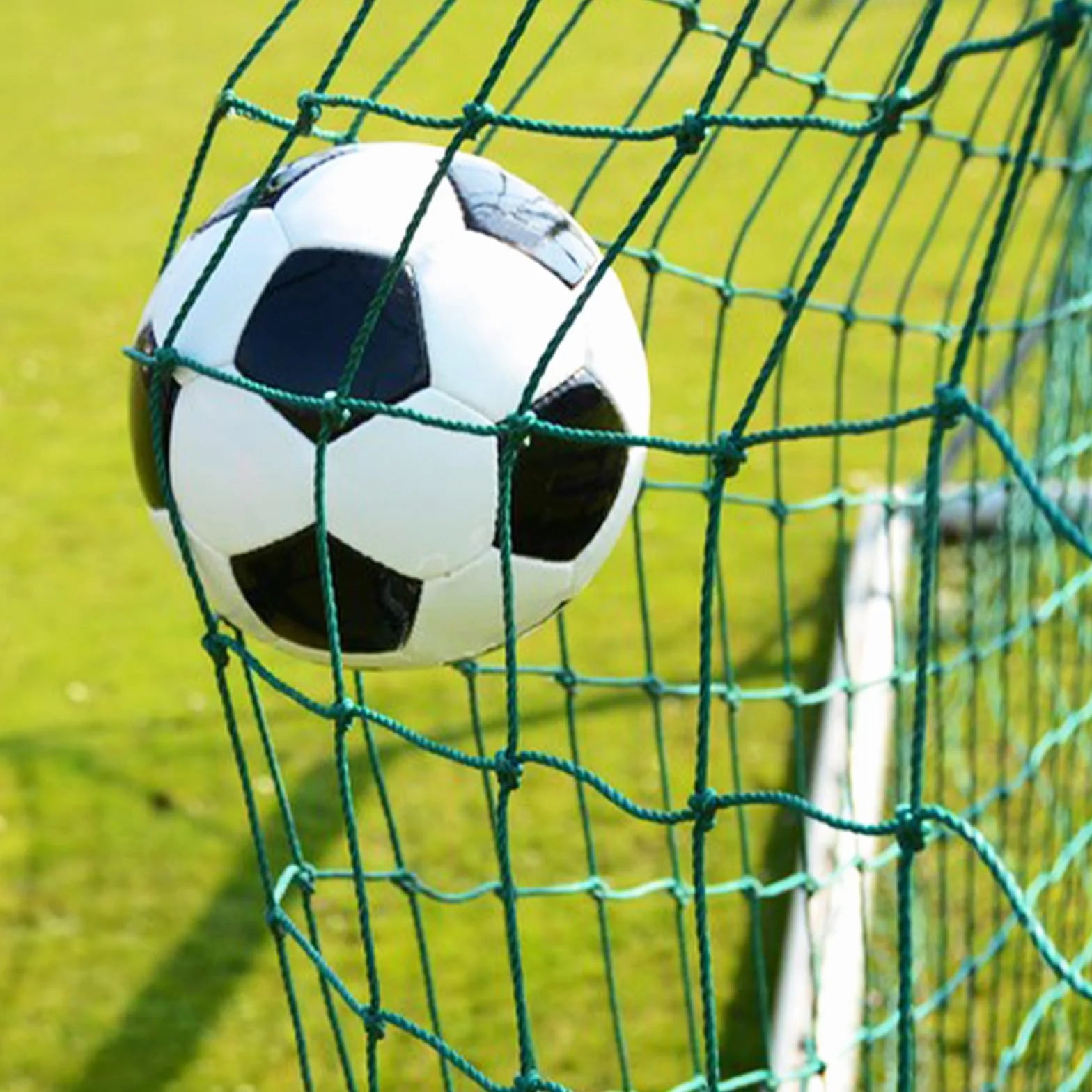 Red de Barrera para Fútbol Aoneky - 3x3M/3x4,5M/3x6M/3x9M/3x12M/4,5x6M/4,5x9M, Red de Detención de Balones, Protección Deportiva Multiusos, Verde