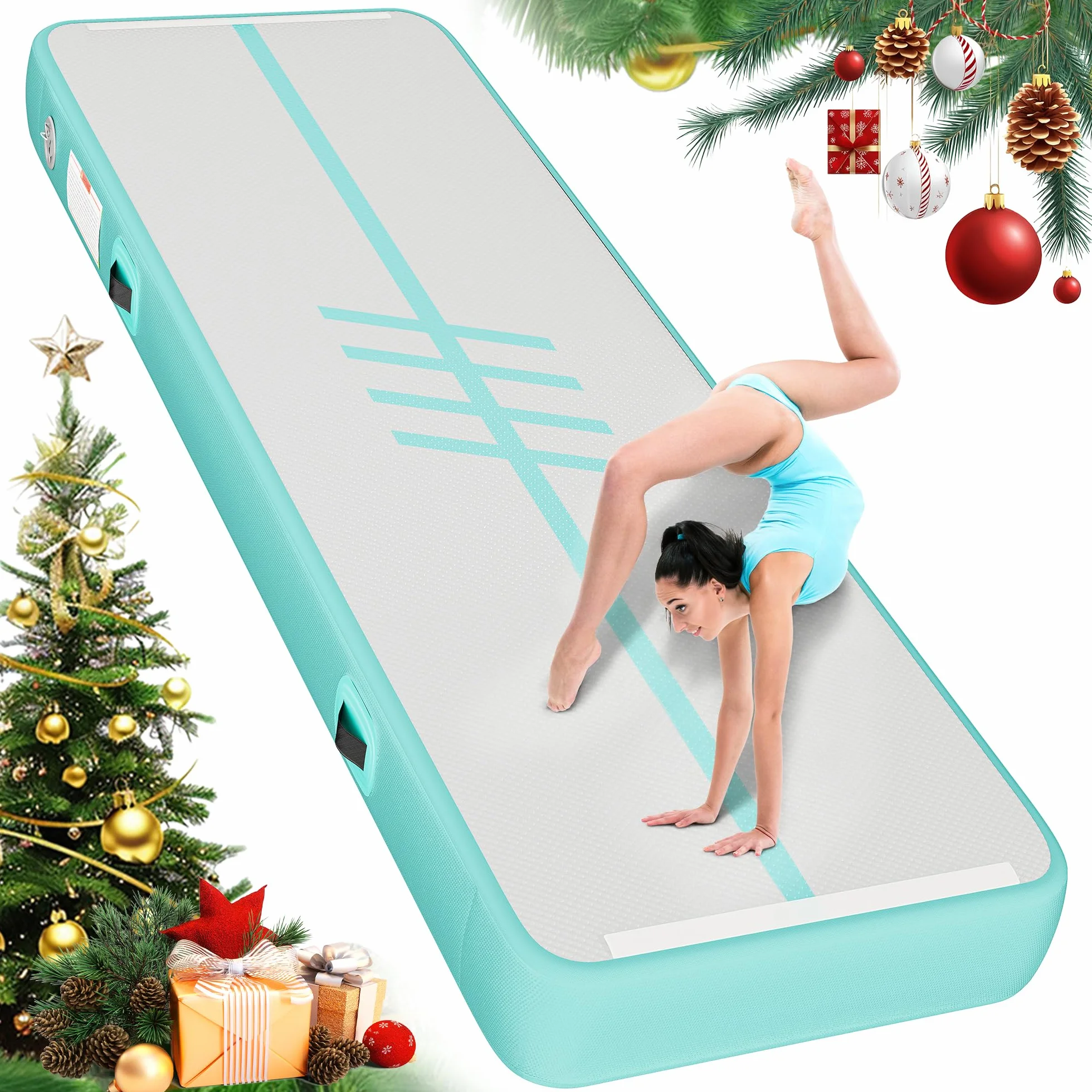 YITAHOME Air Matte Track 3M 4M Tumbling Mat Inflatable Gym Mat 10cm