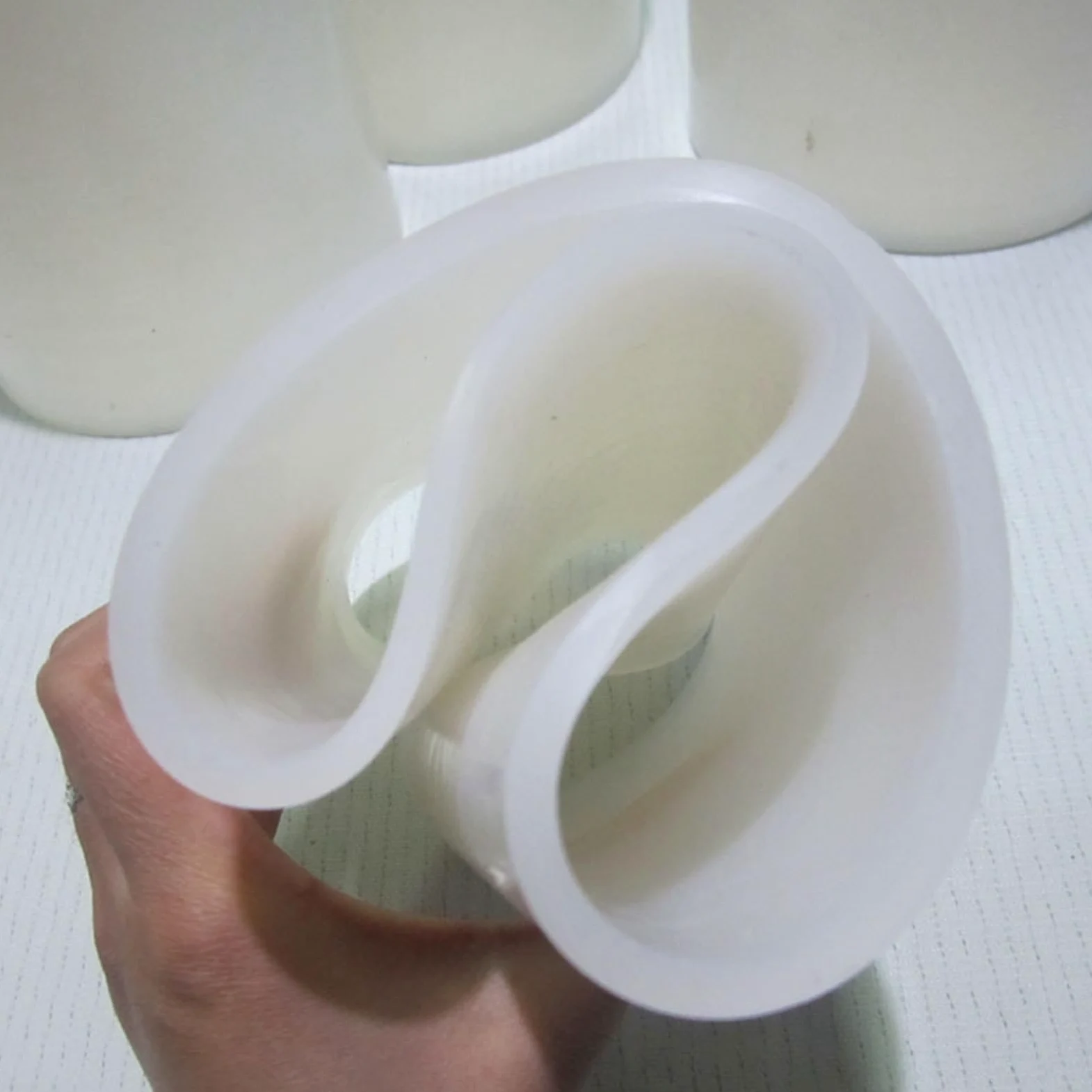 Manguera de goma Manguera de goma silicona resistente a altas temperaturas, tubo grande 2 metros espesor, 1mm diámetro interior, 12-1000mm grado Industrial(200x202mm)