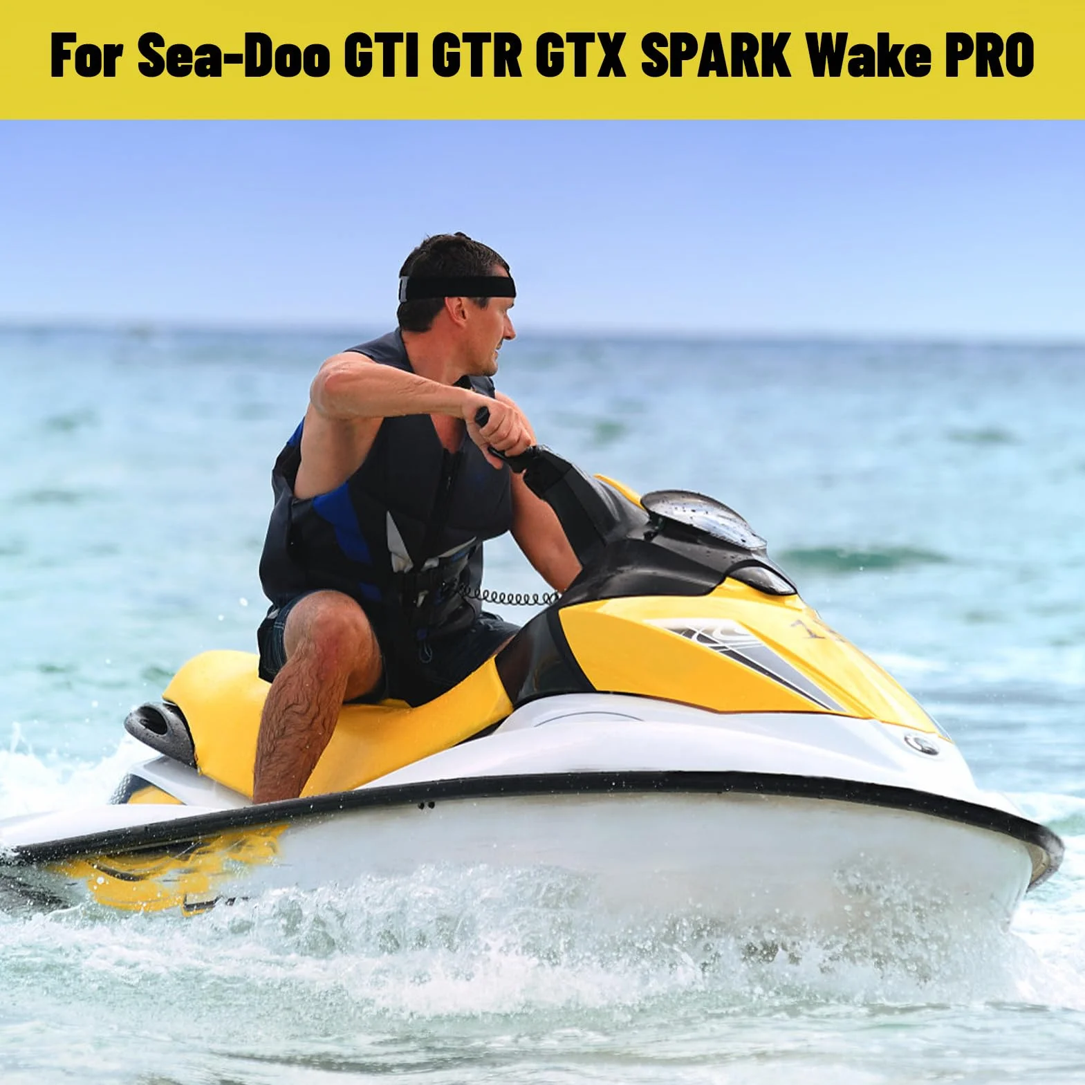 Llave de Capa de Vapor para Jet ski Lanyard Cuerda elástica Anti-Robo Clip de Reemplazo Sea doo GTI GTR GTX Spark