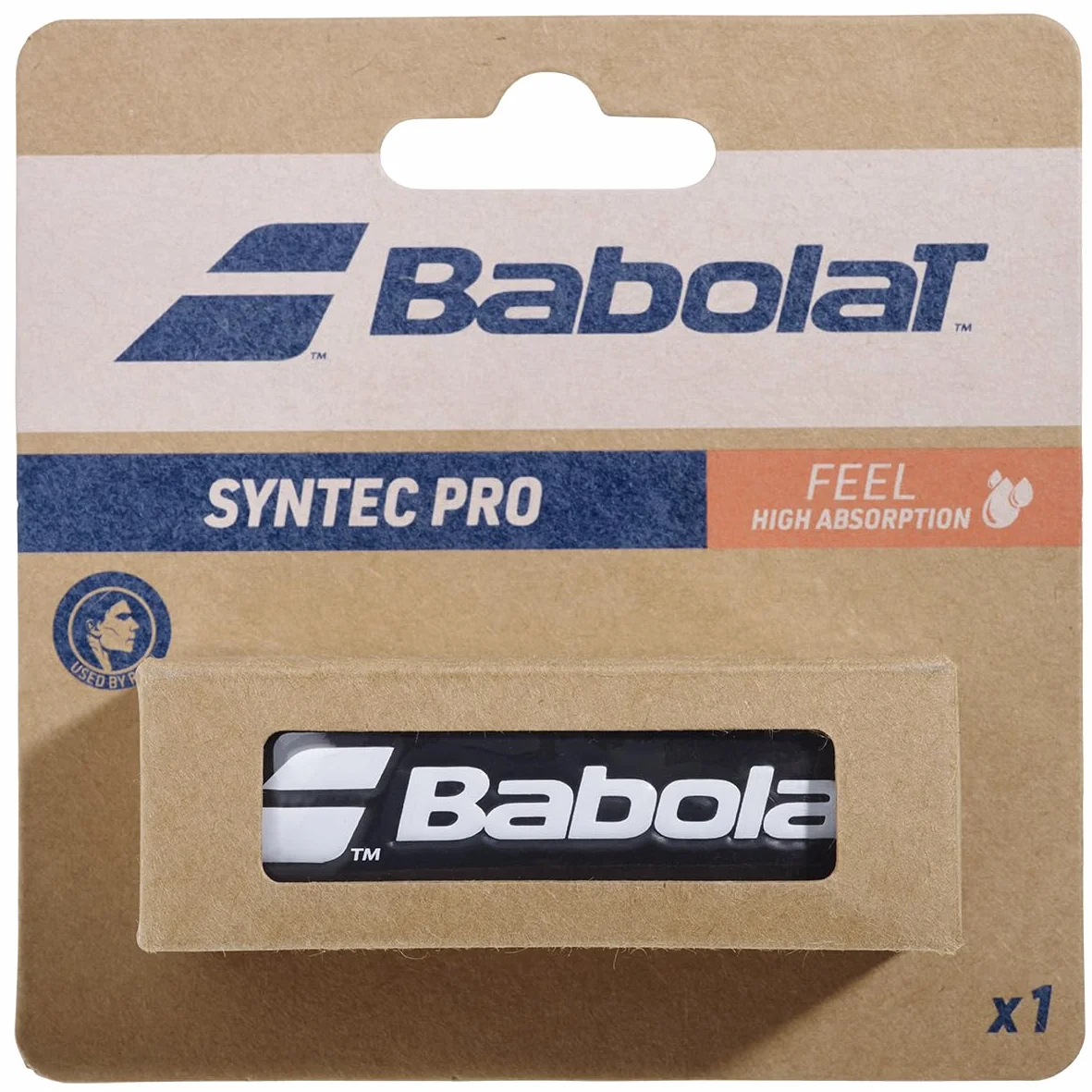 Babolat Syntec Pro X 1 Grip de Raqueta Negro Amarillo