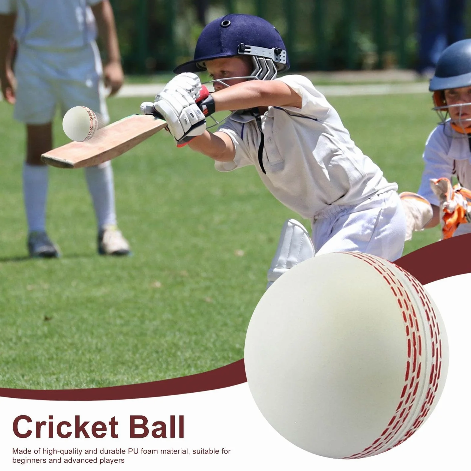 Fulenyi Bolas de Cricket de Entrenamiento Flexibles para Interior y Exterior