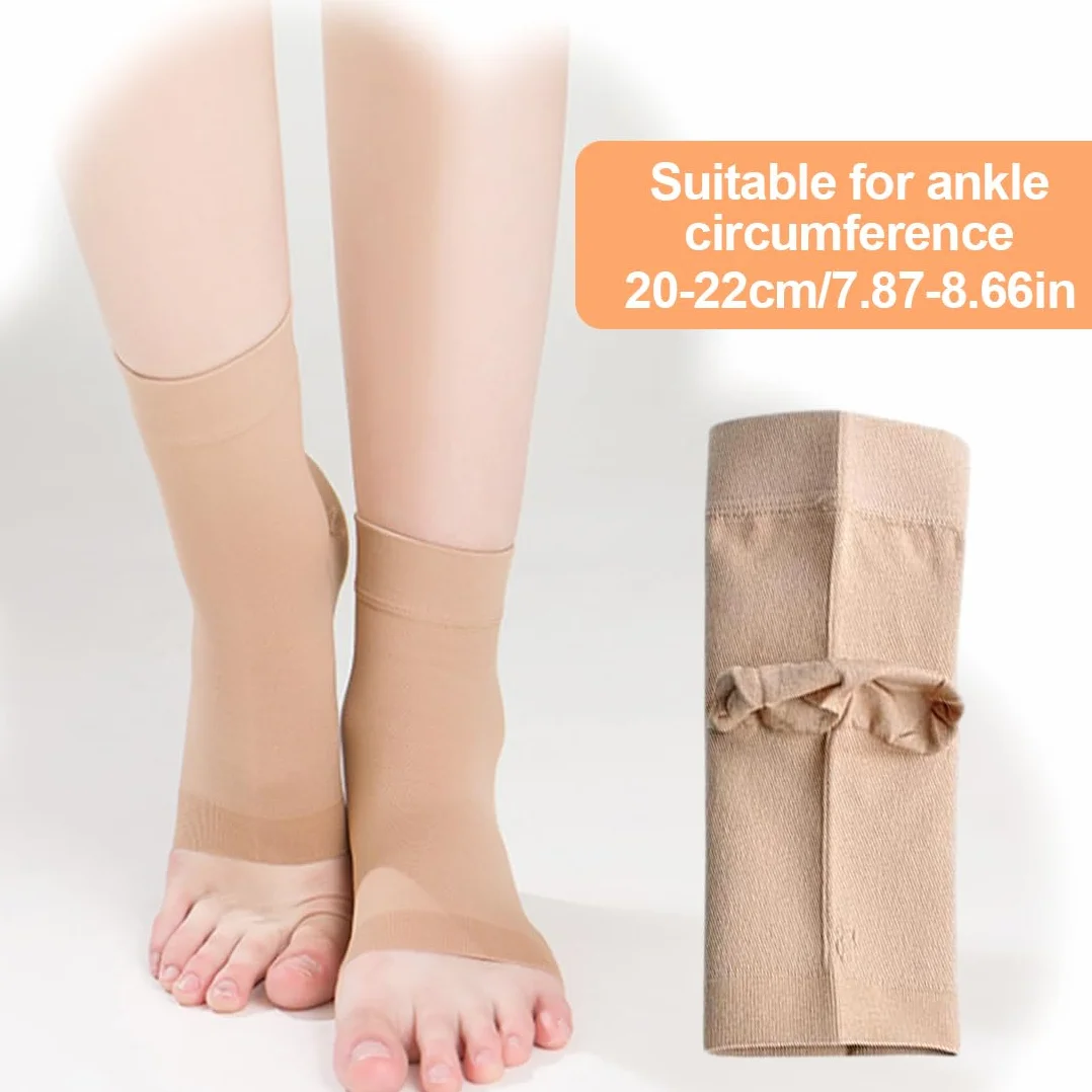 Calcetines Acolchados de Patinaje sobre Hielo con Protección de Tobillo Almohadilla de Gel para Hockey, Patín, Tobillos Elásticos