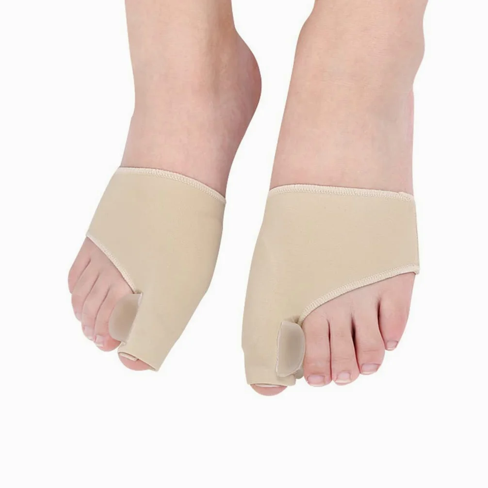 Separador de Dedos de los pies, Corrector ortopédico de juanete Hallux Valgus, ajustador de Hueso de los pies, corrección de pedicura, alisador de Calcetines