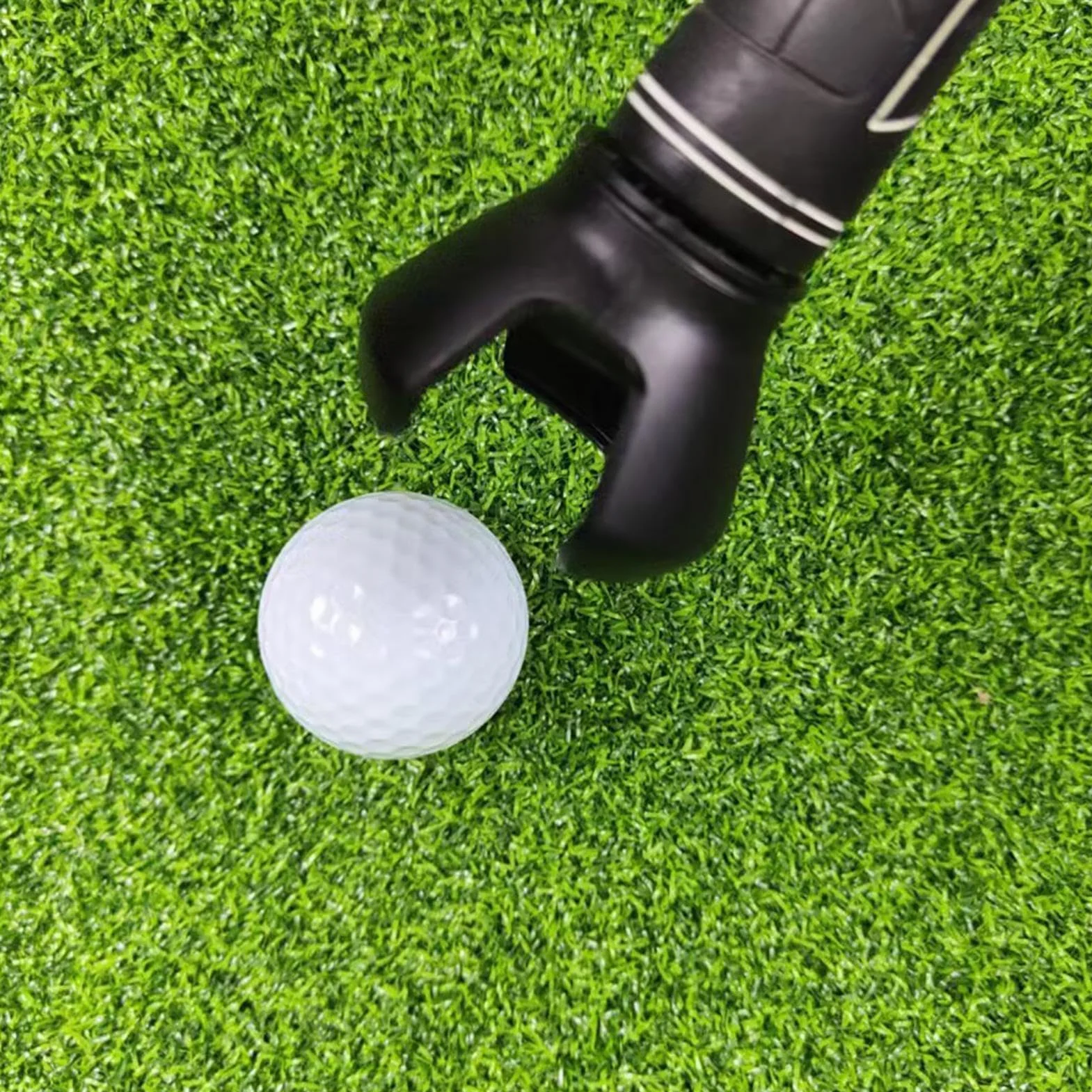 Recuperador de pelotas de golf montado en putter, agarrador de recogida, accesorio de garra